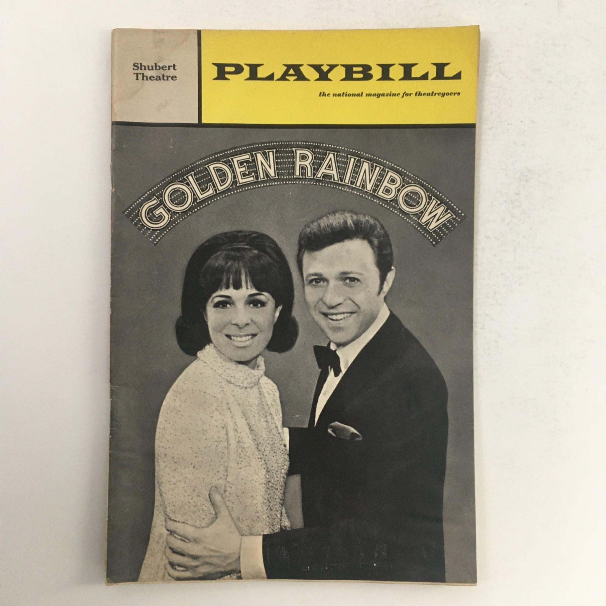 1968 Playbill Golden Rainbow by Joseph Harris, Arthur Storch at Sam S Shubert