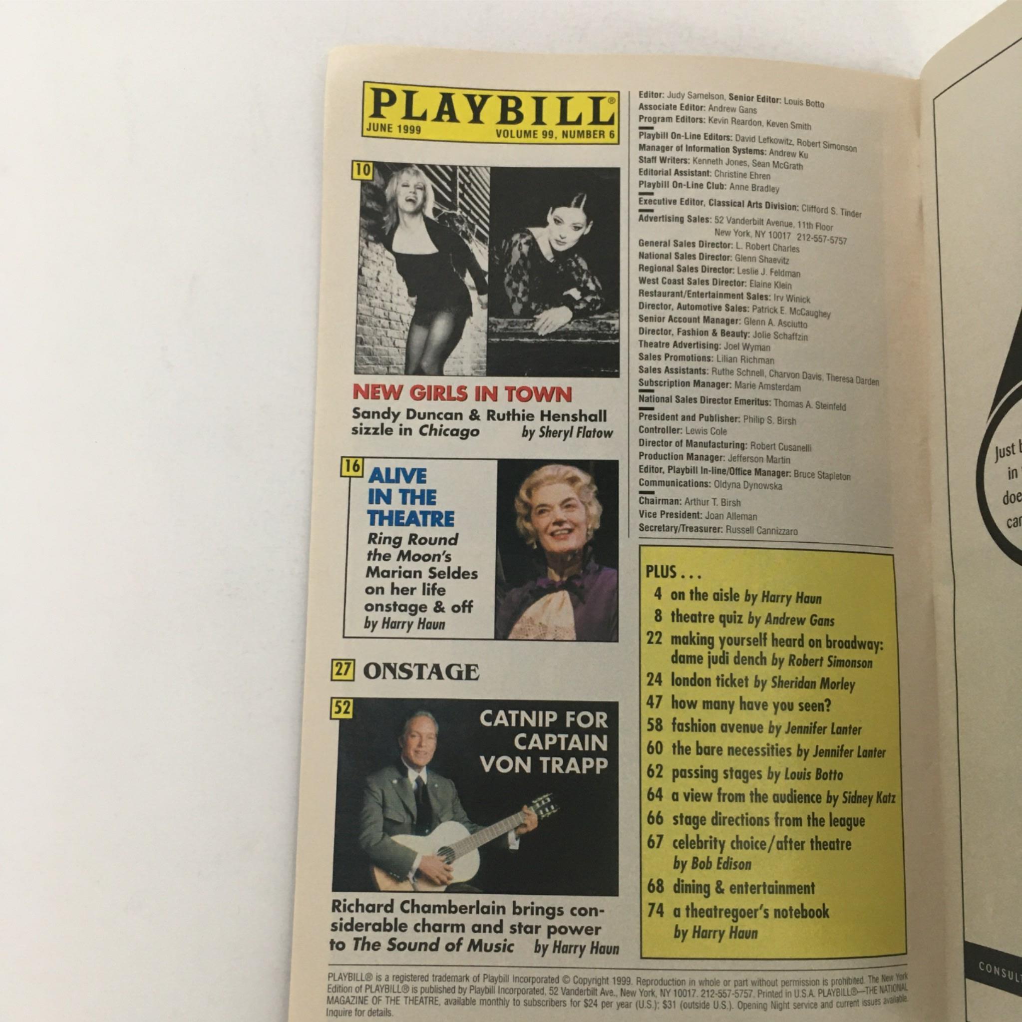 1999 Playbill Gemini by Albert Innaurato, Mark Brokaw at Second Stage Theatre