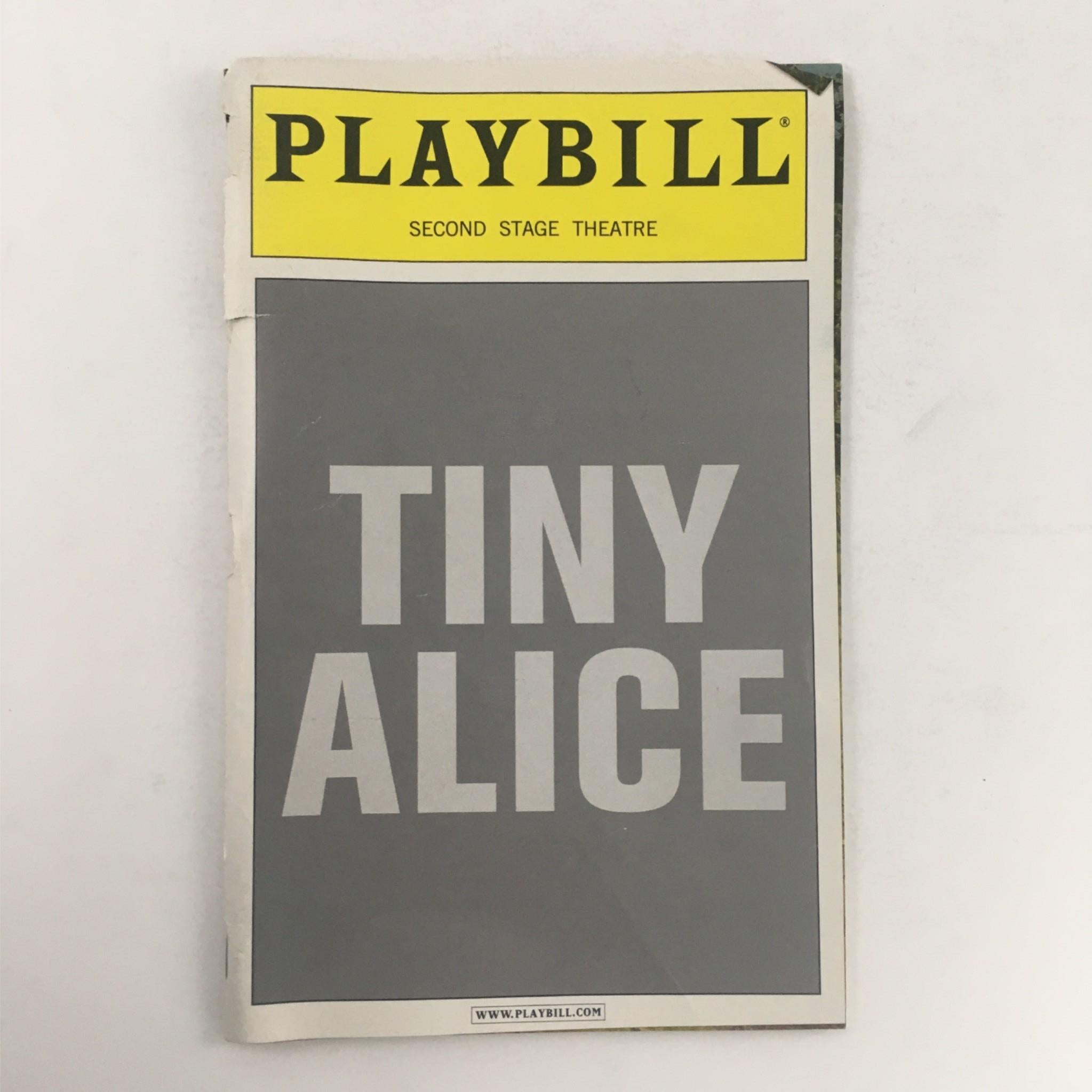 2000 Playbill Tiny Alice by Edward Albee, Mark Lamos at Second Stage Theatre