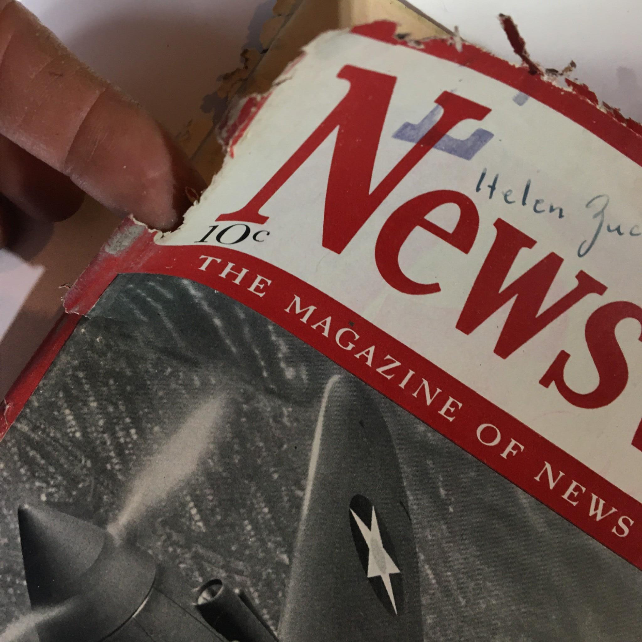 Newsweek Magazine October 7, 1940 Power in the Skies: New Wings for America