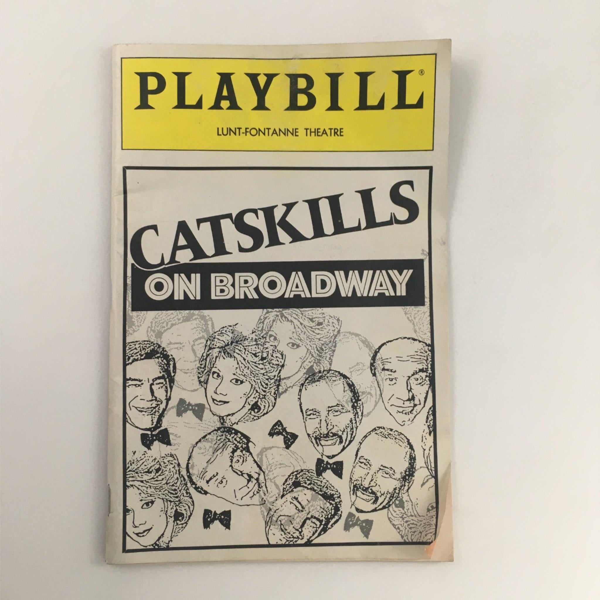 1992 Playbill Catskills on Broadway by Larry Arrick, Freddie Roman, Dick Capri