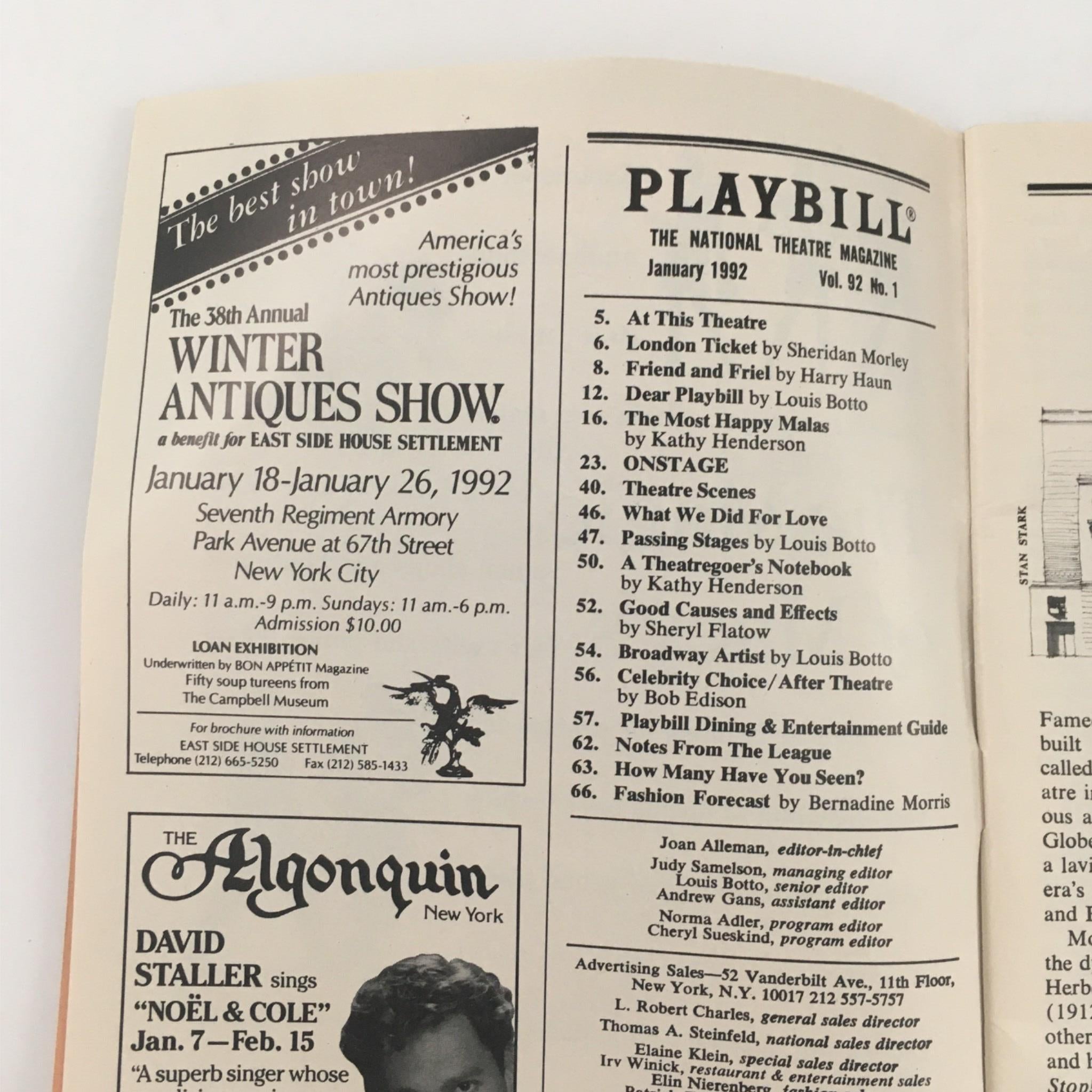 1992 Playbill Catskills on Broadway by Larry Arrick, Freddie Roman, Dick Capri