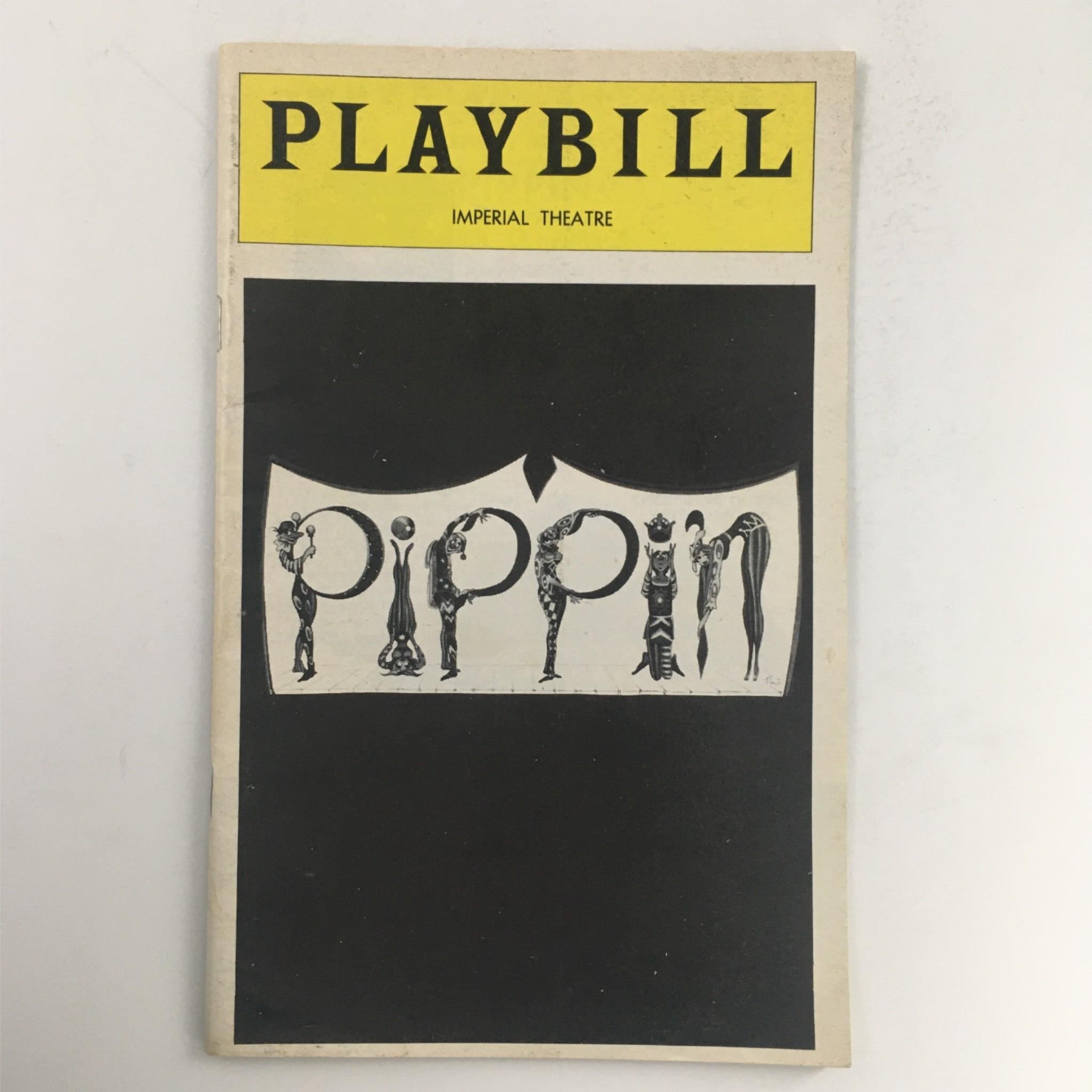 1974 Playbill Pippin by Roger Hirson, Bob Fosse at Imperial Theatre