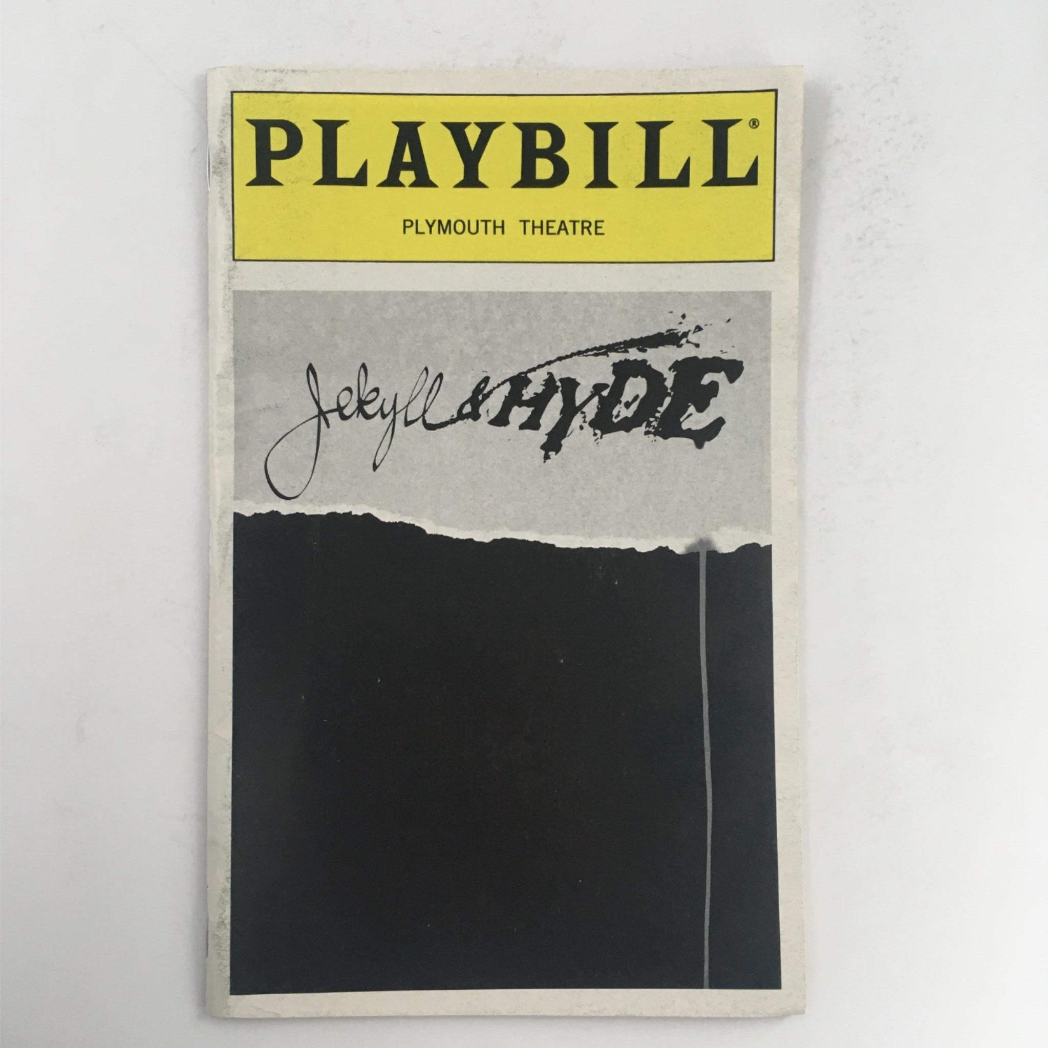 1998 Playbill Jekyll & Hyde by Robin Phillips, Linda Eder at Plymouth Theatre