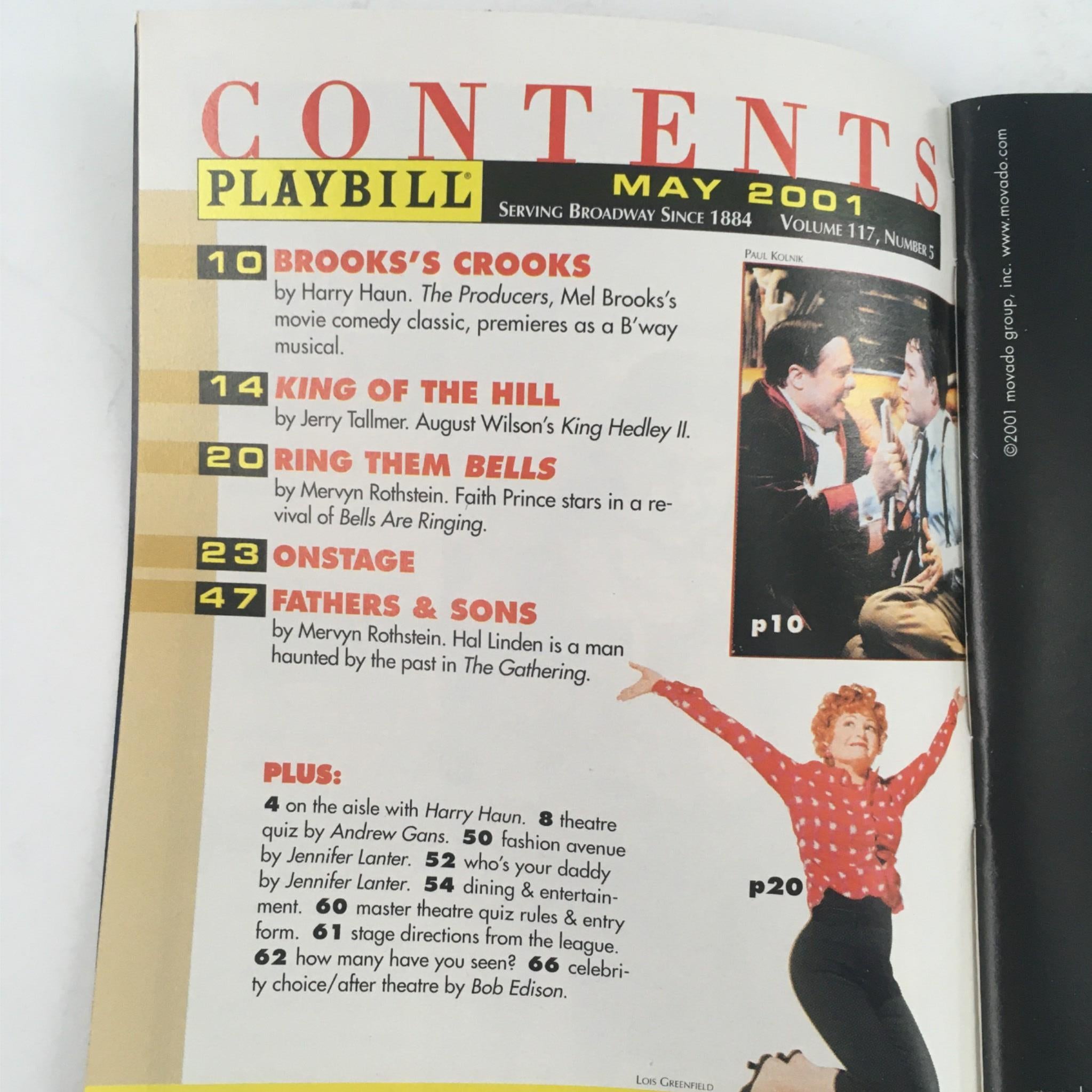 2001 Playbill Crimes of the Heart by Beth Henley, Garry Hynes at Second Stage