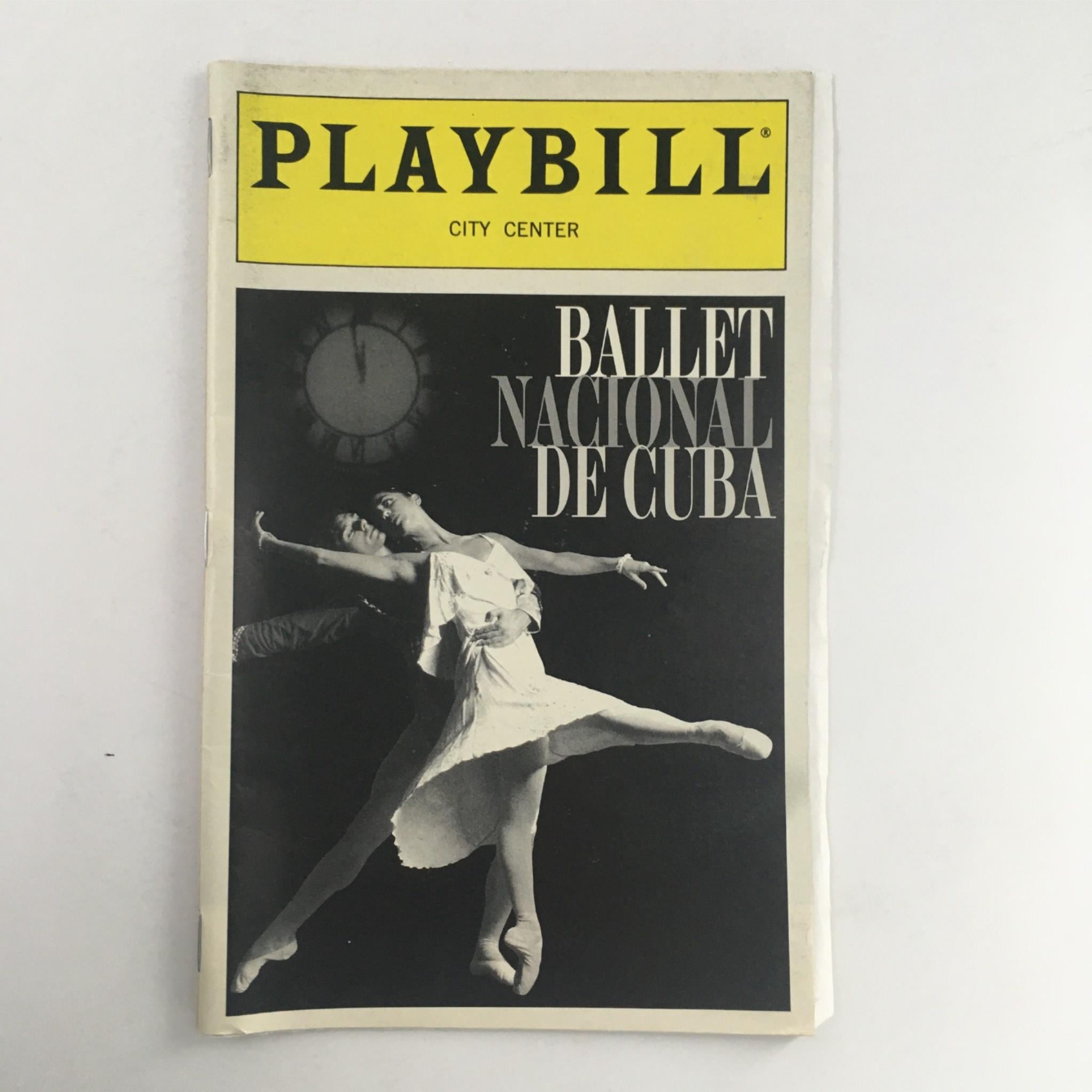 1998 Playbill Ballet Nacional de Cuba by Alicia Alonso, Oscar Perez VG