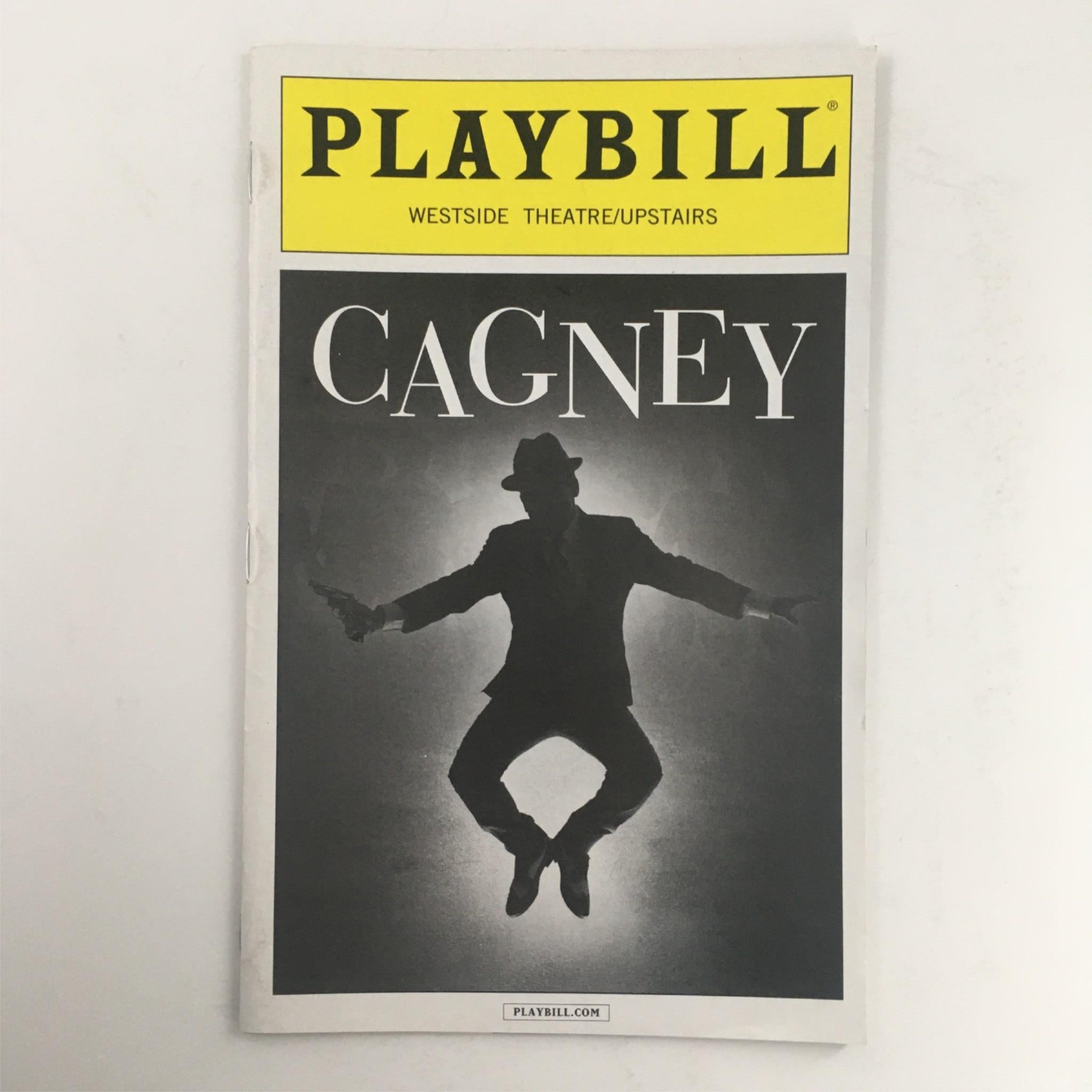 2016 Playbill Cagney by Bill Castellino, Robert Creighton at Westside Theatre VG