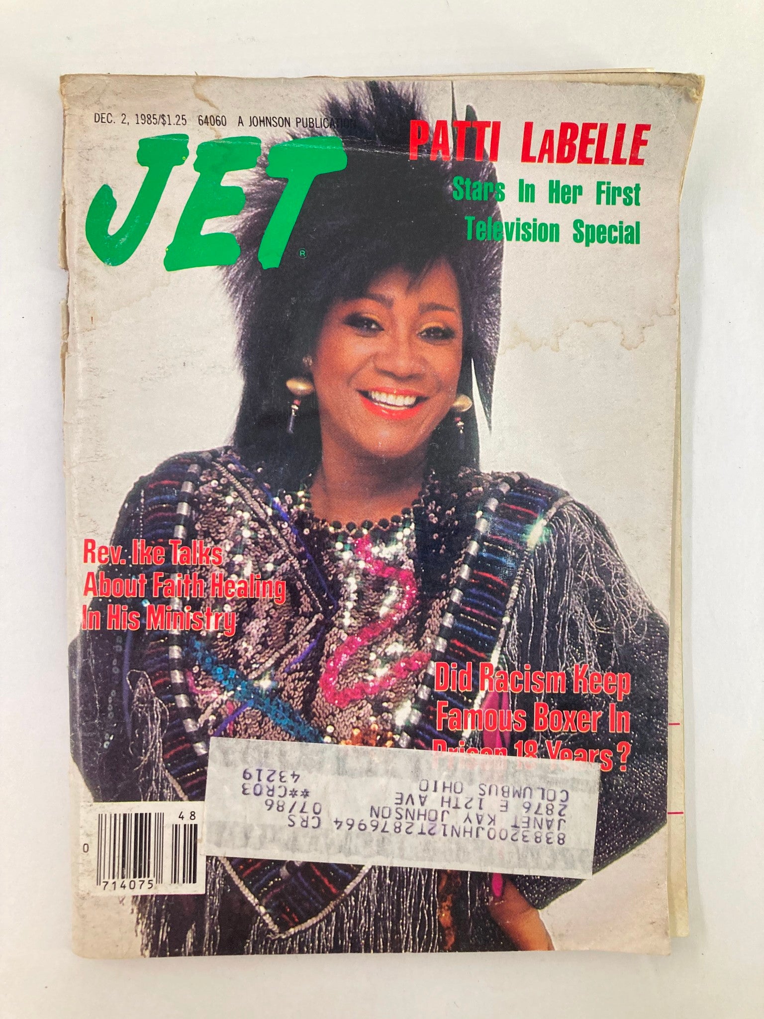 VTG Jet Magazine December 2 1985 Vol 69 #12 Patti LaBelle First TV Special