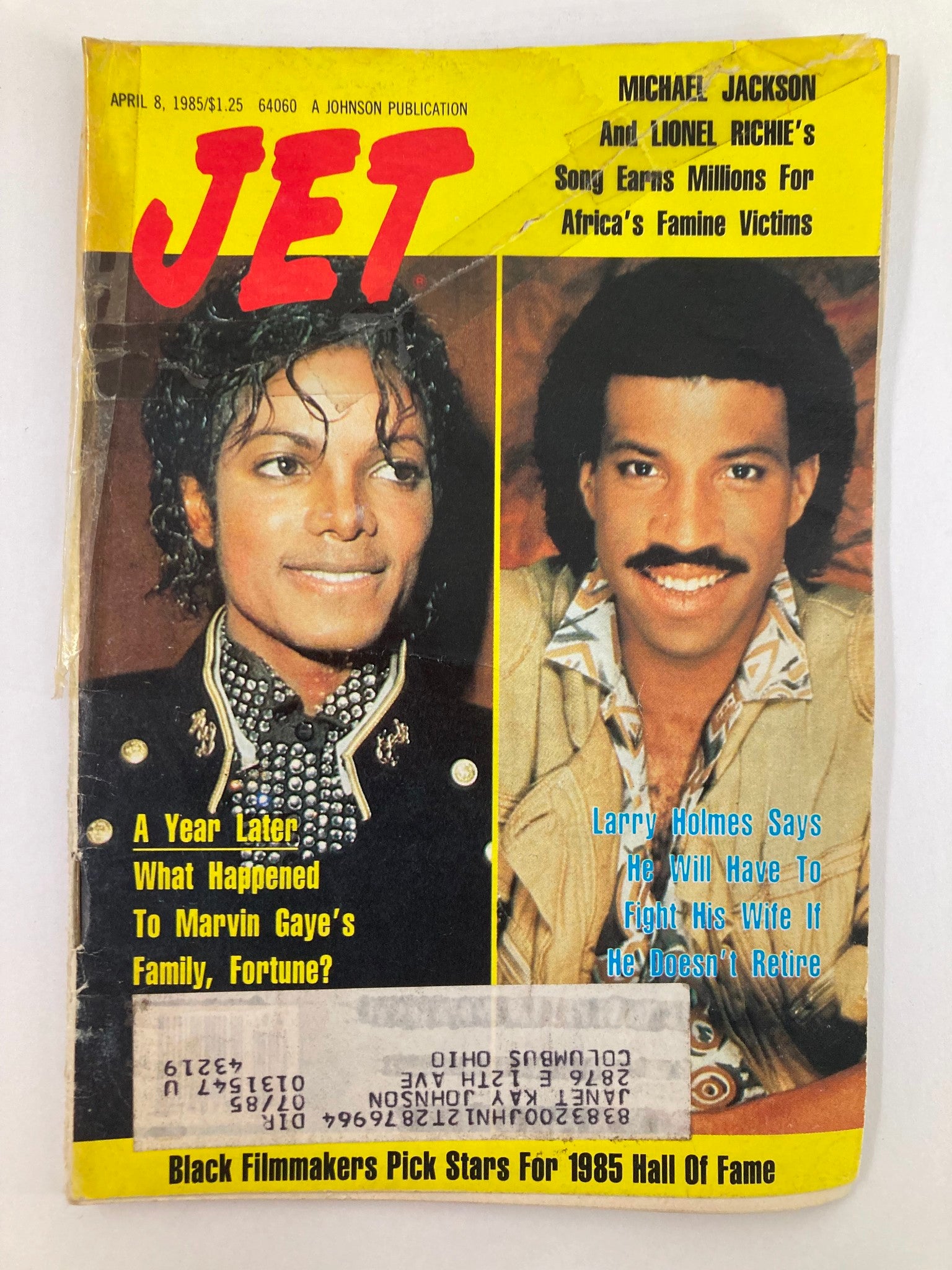 VTG Jet Magazine April 8 1985 Vol 68 #4 Michael Jackson and Linonel Richie