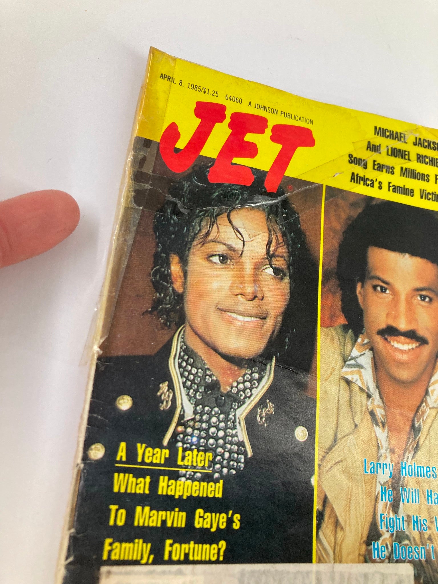 VTG Jet Magazine April 8 1985 Vol 68 #4 Michael Jackson and Linonel Richie