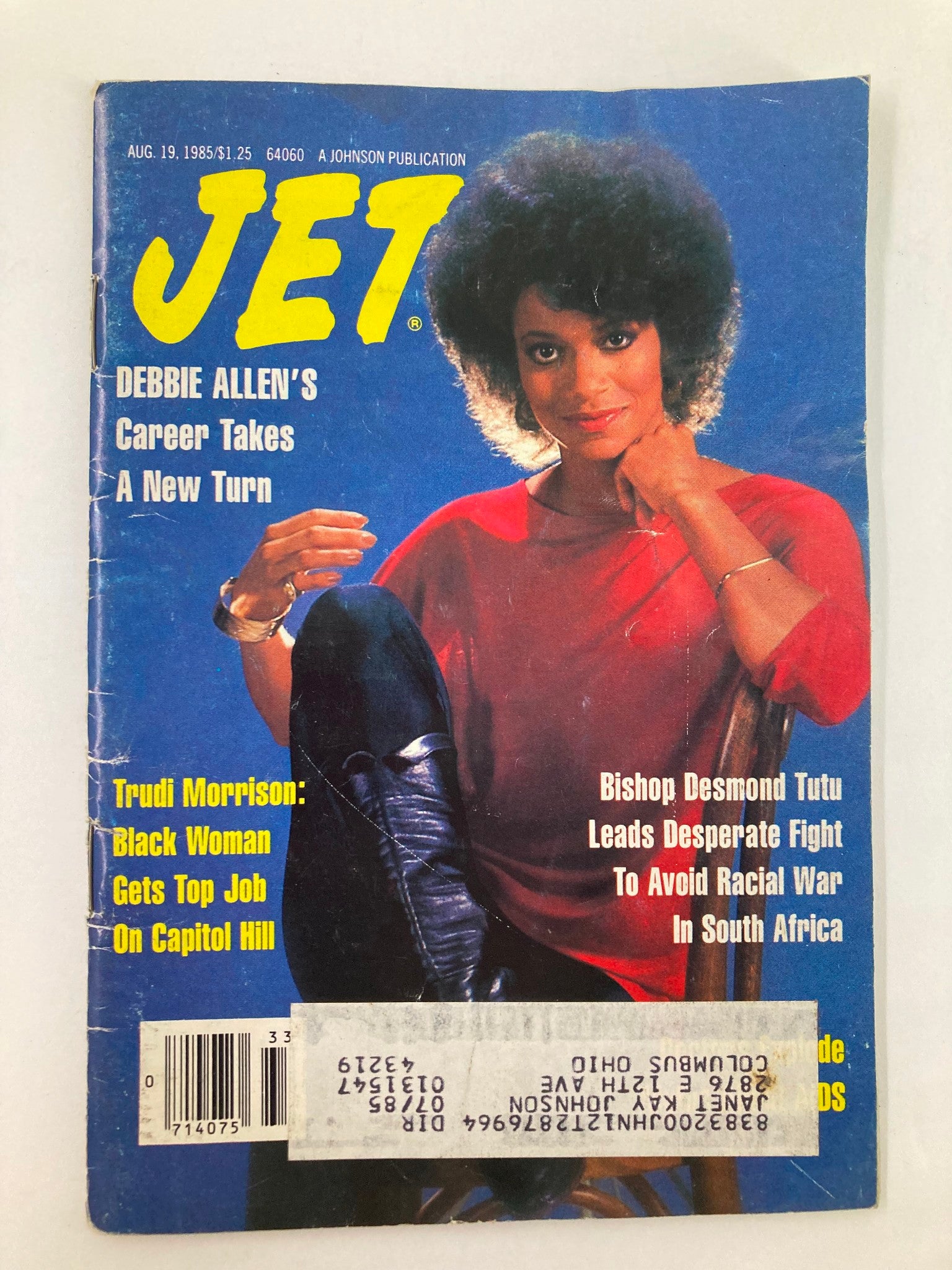 VTG Jet Magazine August 19 1985 Vol 68 #23 Debbie Allen Career Takes A New Turn