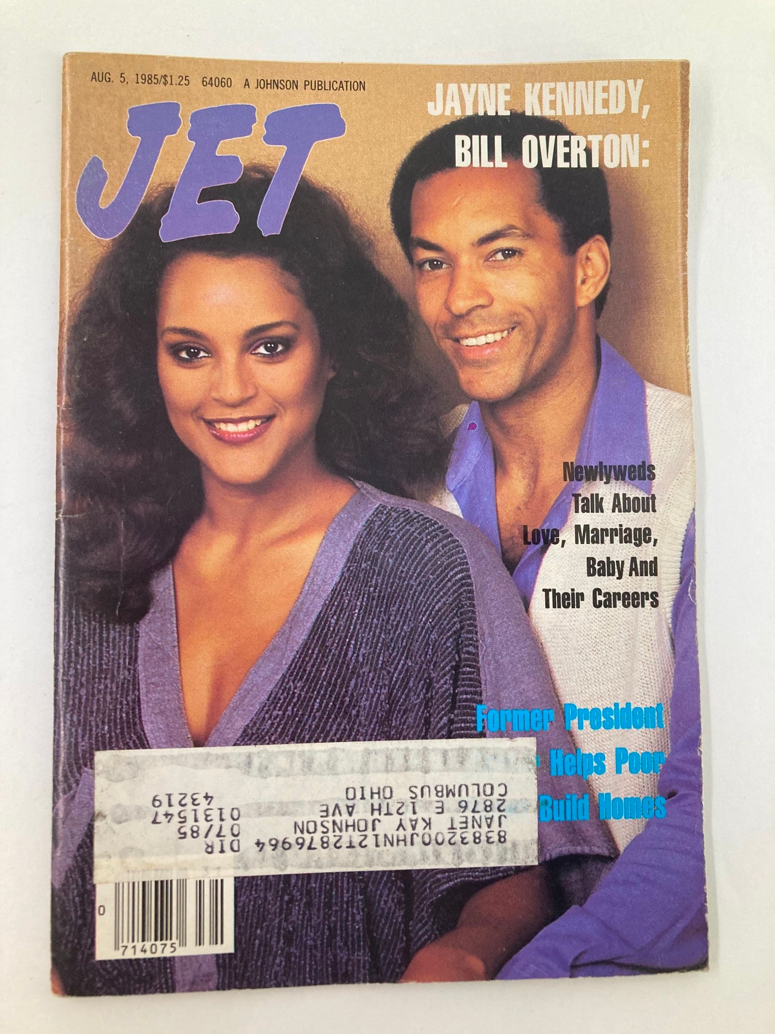 VTG Jet Magazine August 5 1985 Vol 68 #21 Jayne Kennedy and Bill Overton