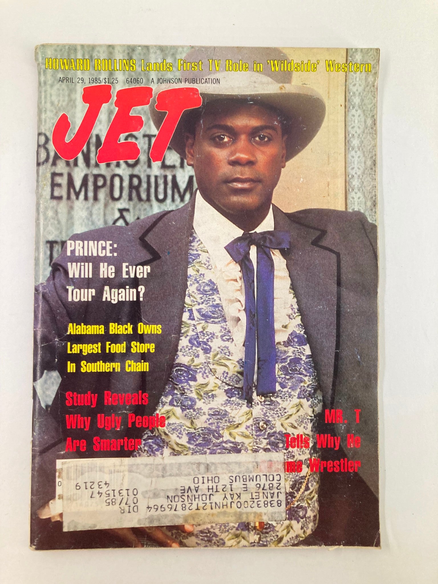 VTG Jet Magazine April 29 1985 Vol 68 #7 Howard Rollins in 'Wildside' Western