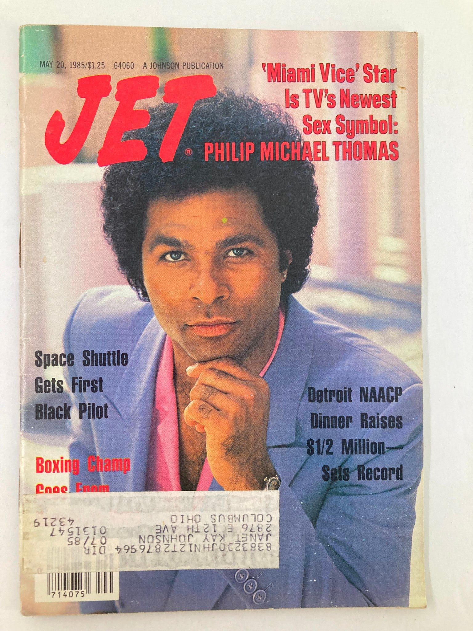 VTG Jet Magazine May 20 1985 Vol 68 #10 Philip Michael Thomas of 'Miami Vice'