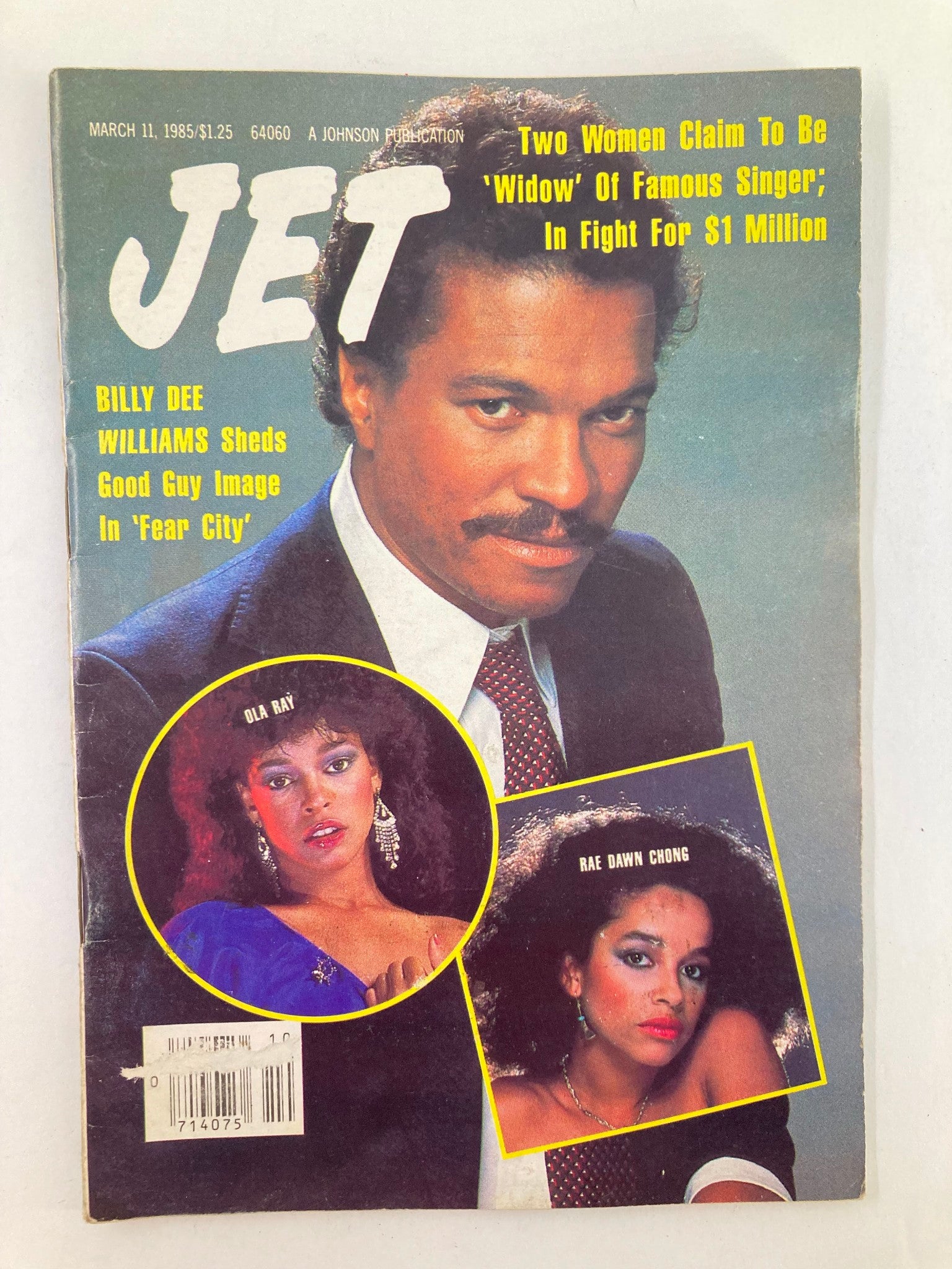 VTG Jet Magazine March 11 1985 Vol 67 #26 Billy Dee Williams in 'Fear City'