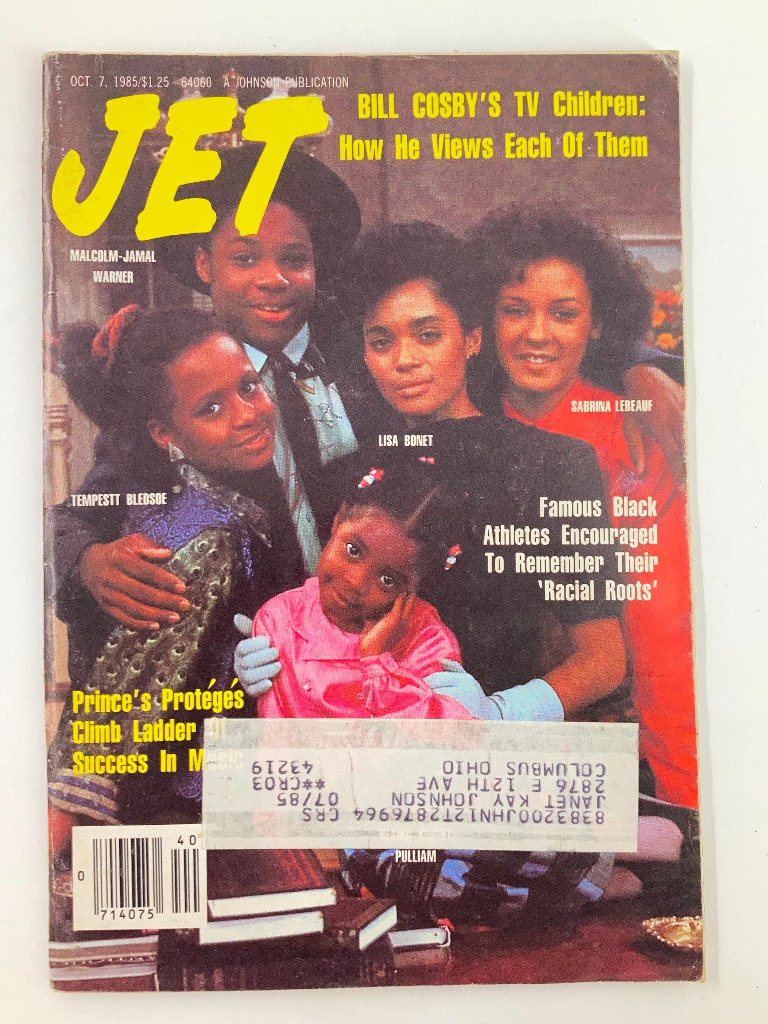 VTG Jet Magazine October 7 1985 Vol 69 #4 Lisa Bonet and Sabrina Lebeauf