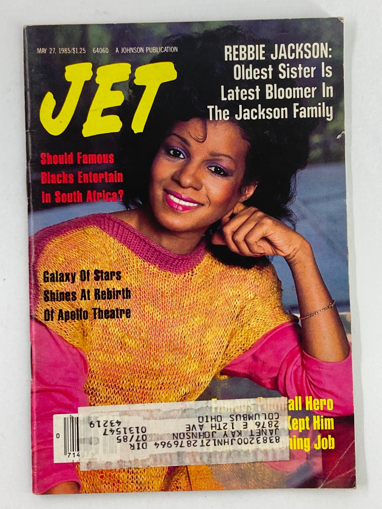 VTG Jet Magazine May 27 1985 Vol 68 #11 Rebbie Jackson in The Jackson Family