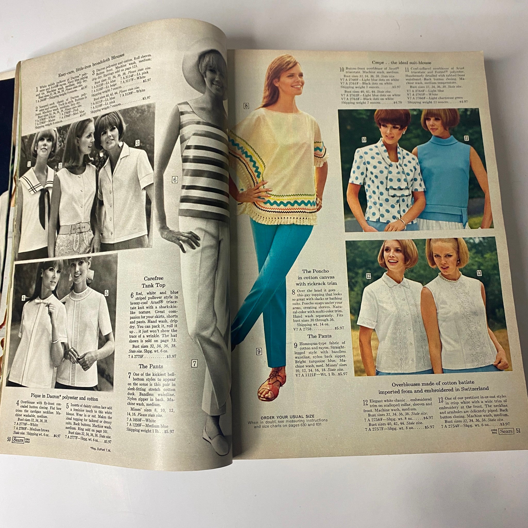 Another interior page of the 1967 Sears Spring Through Summer Catalog featuring casual summer apparel for men and women.