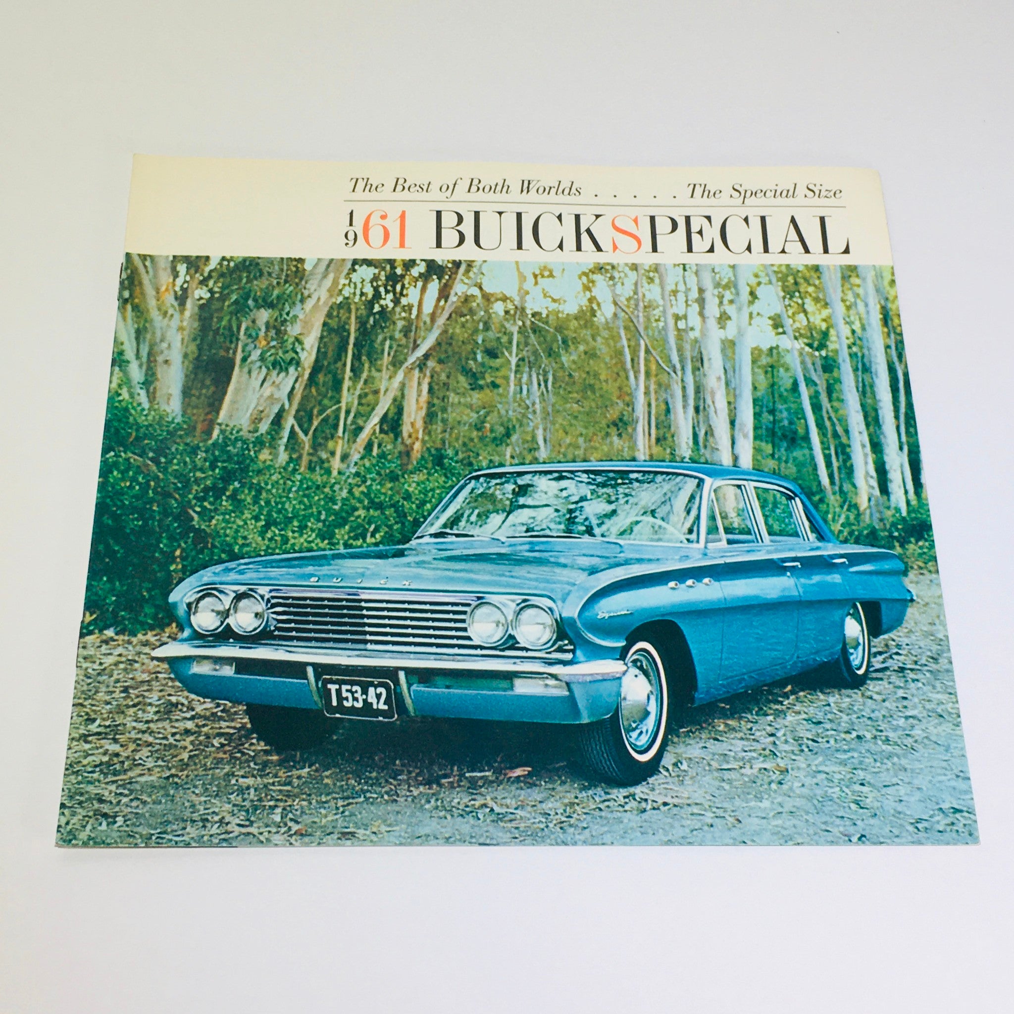 Vtg 1961 Buick Special Deluxe Sedan Station Wagon car auto Catalog Brochure