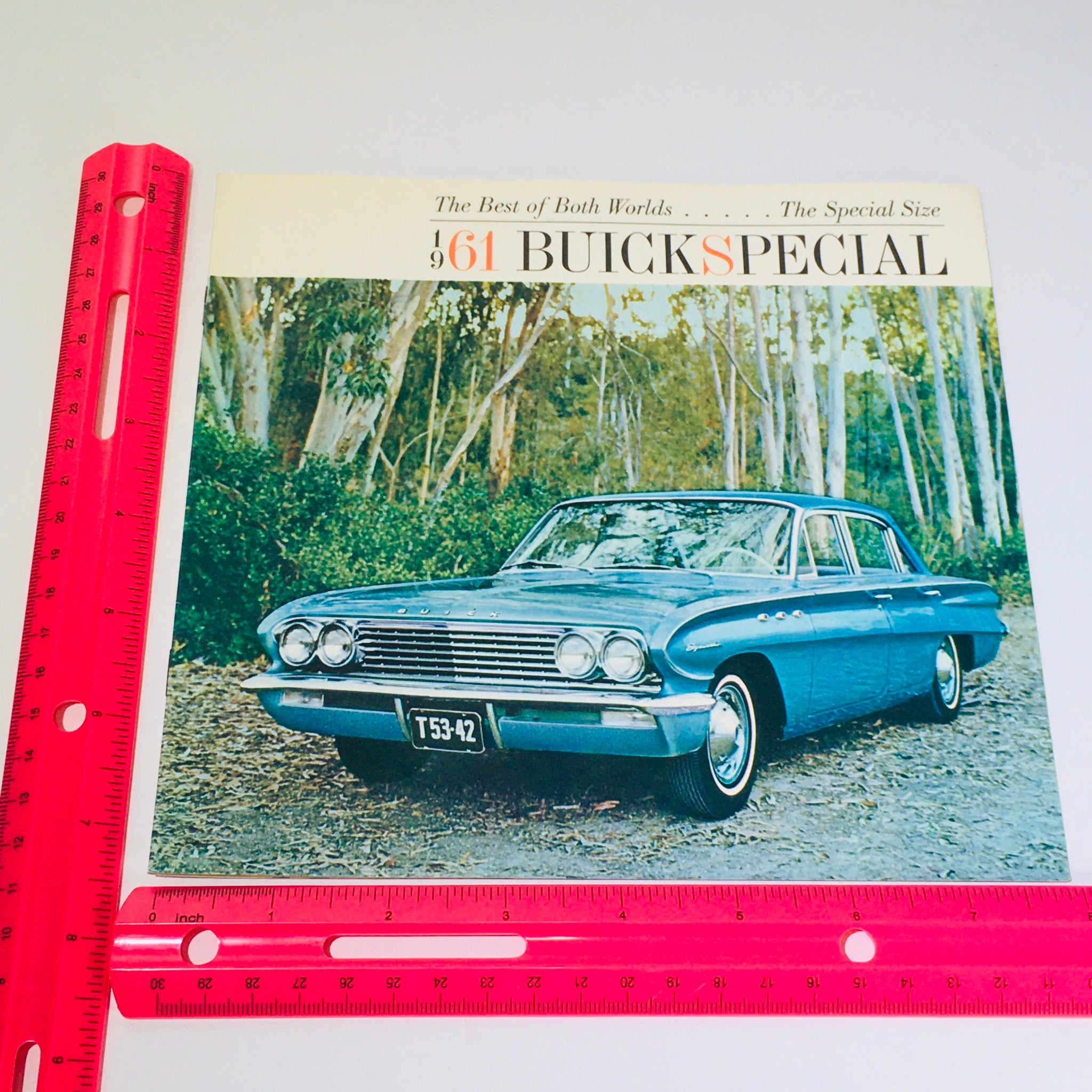 Vtg 1961 Buick Special Deluxe Sedan Station Wagon car auto Catalog Brochure