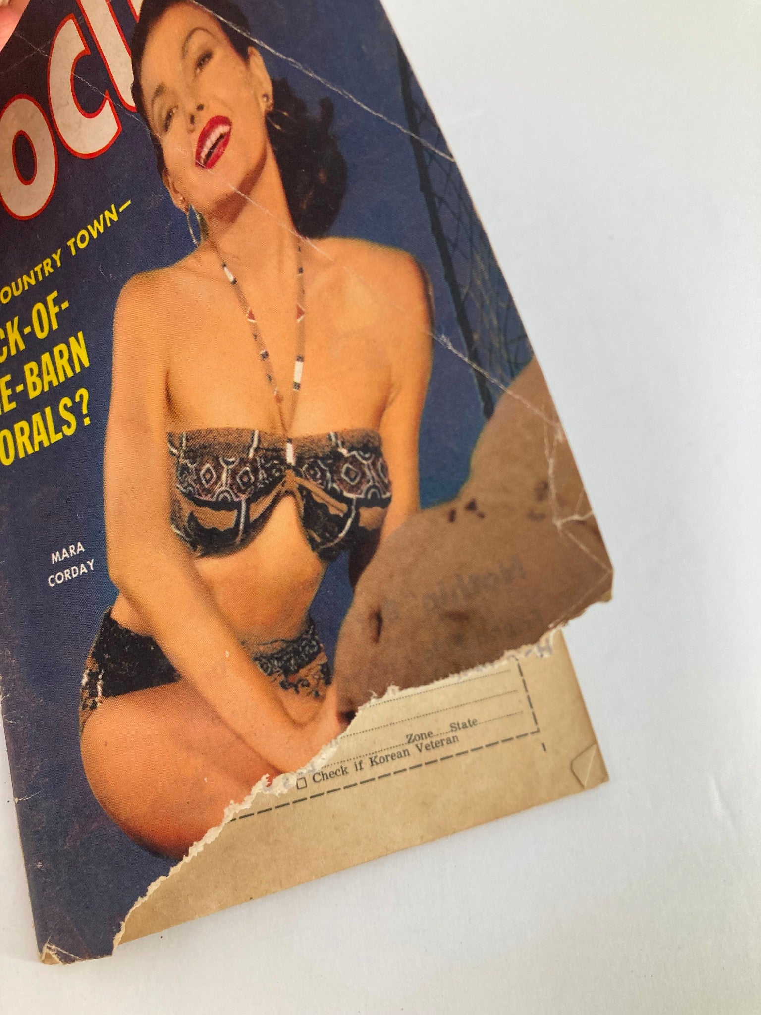 VTG Focus Magazine February 1957 Vol 7 #2 Mara Corday The Country Town No Label