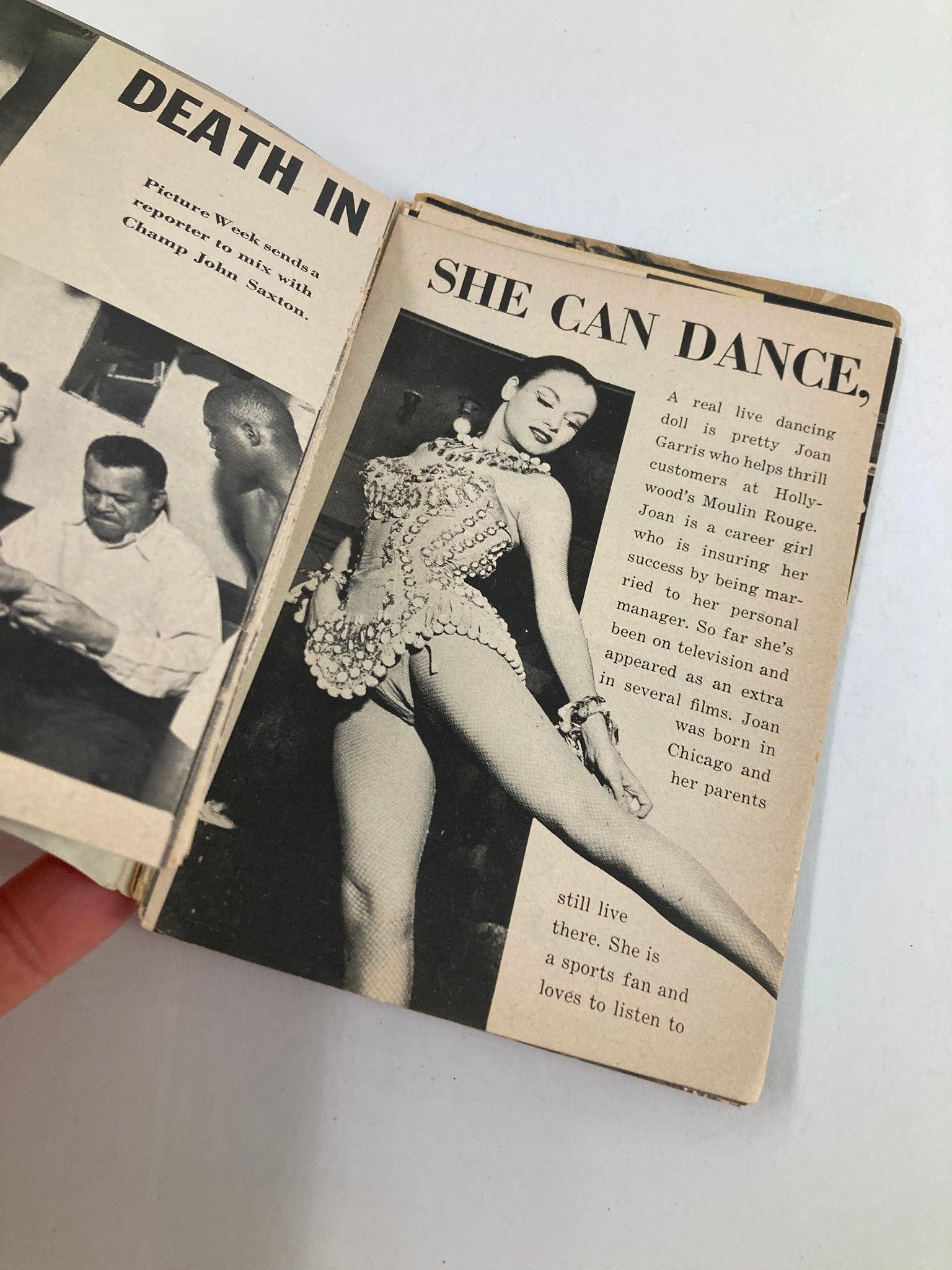 VTG Bold Magazine June 1956 Vicki Palmer Girl with the Golden Legs No Label