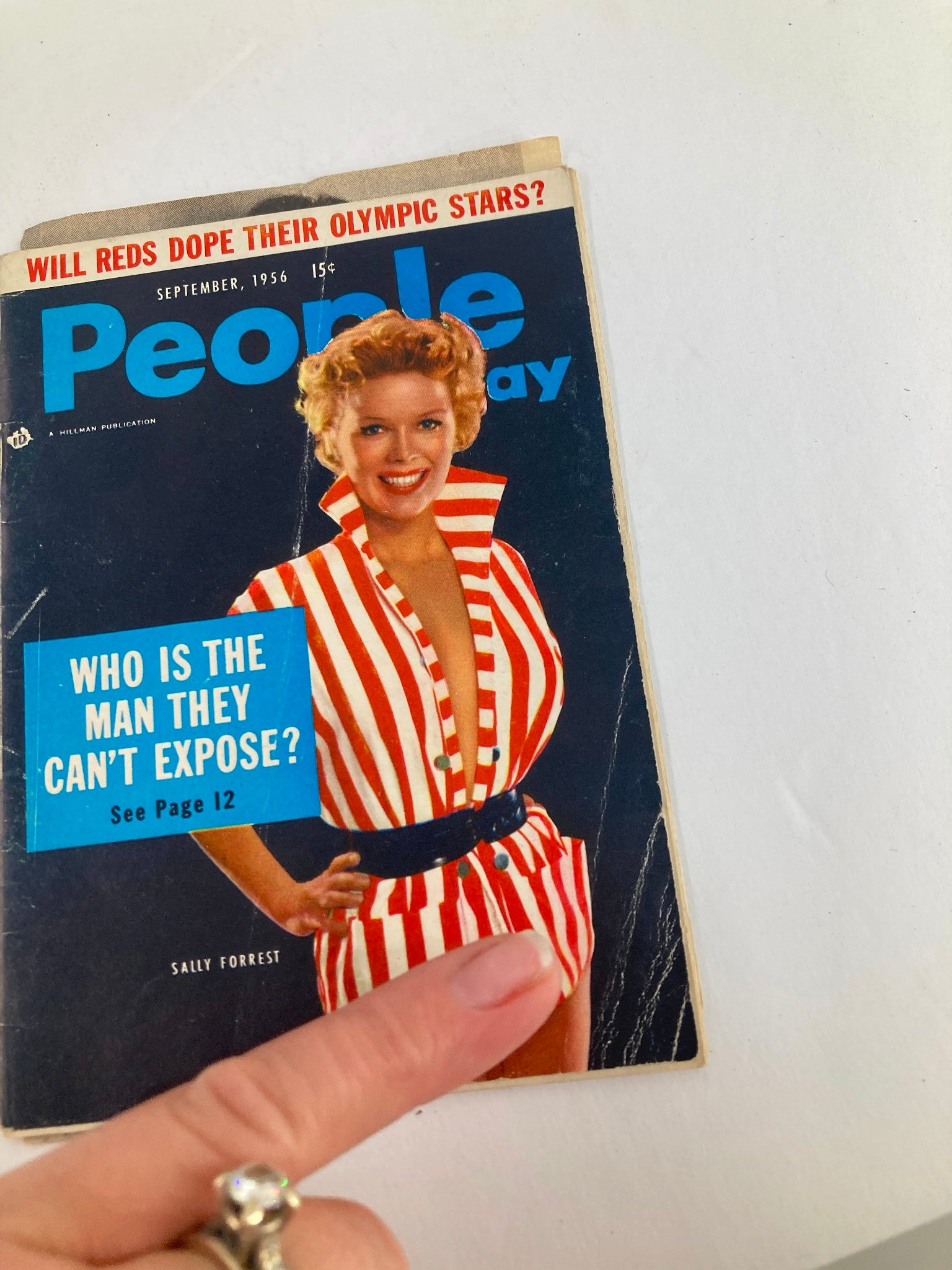 VTG People Today Magazine September 1956 Sally Forrest No Label