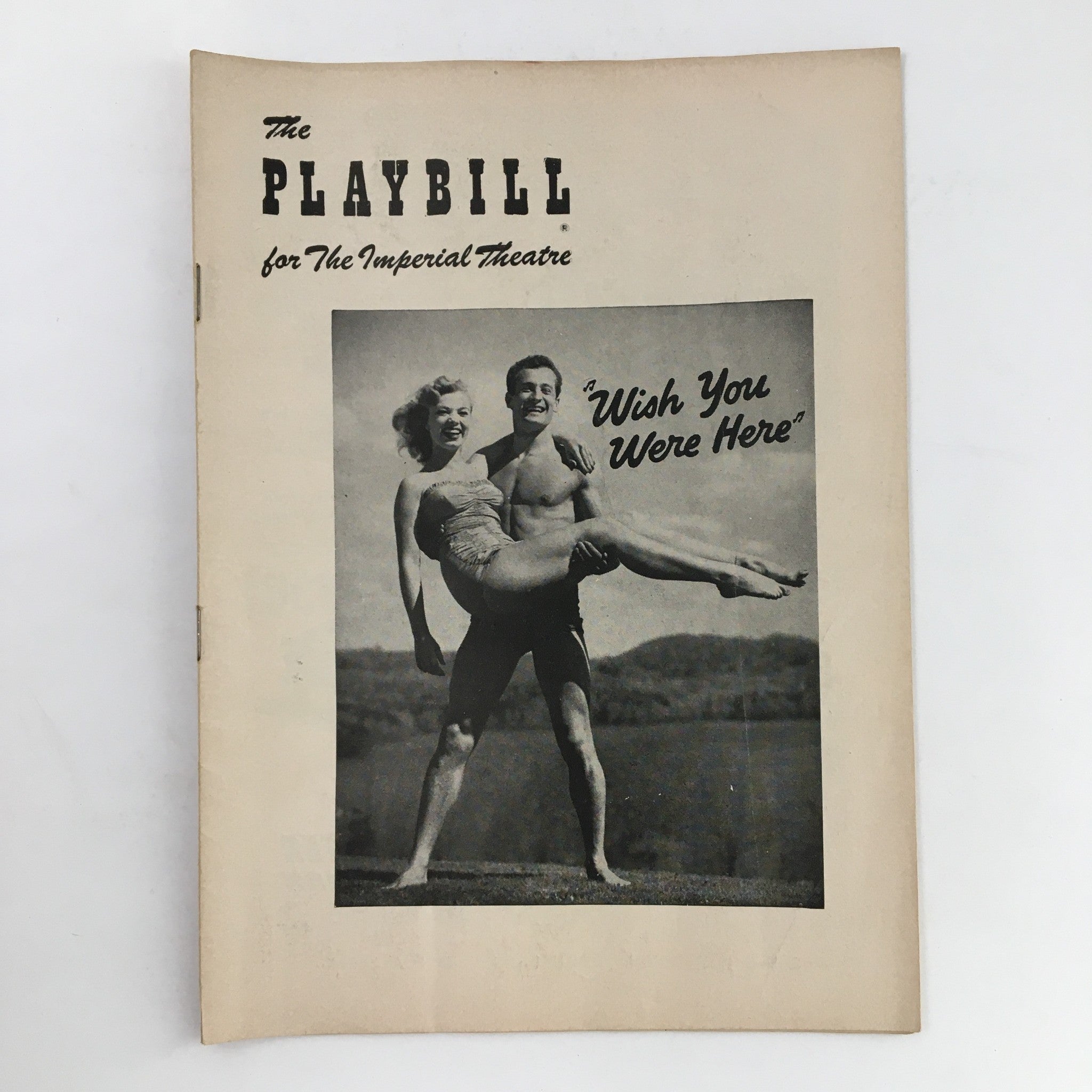 1953 Playbill Imperial Theatre Present Wish You Were Here by Arthur Kober