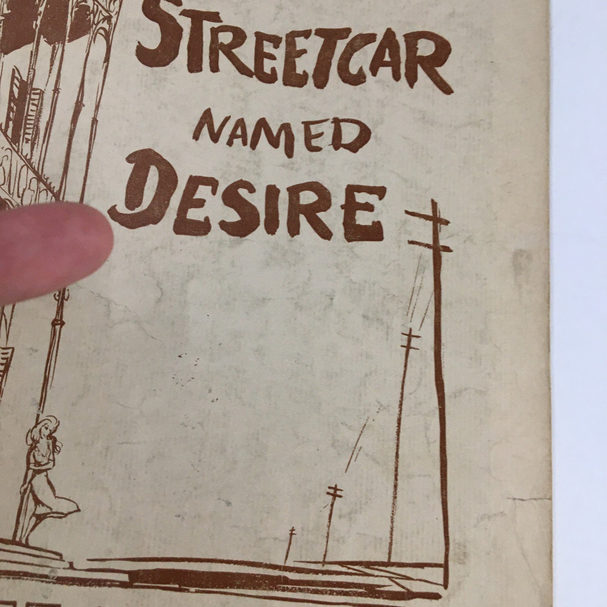 1948 Playbill Ethel Barrymore Theatre A Streetcar Named Desire by Tennessee W.