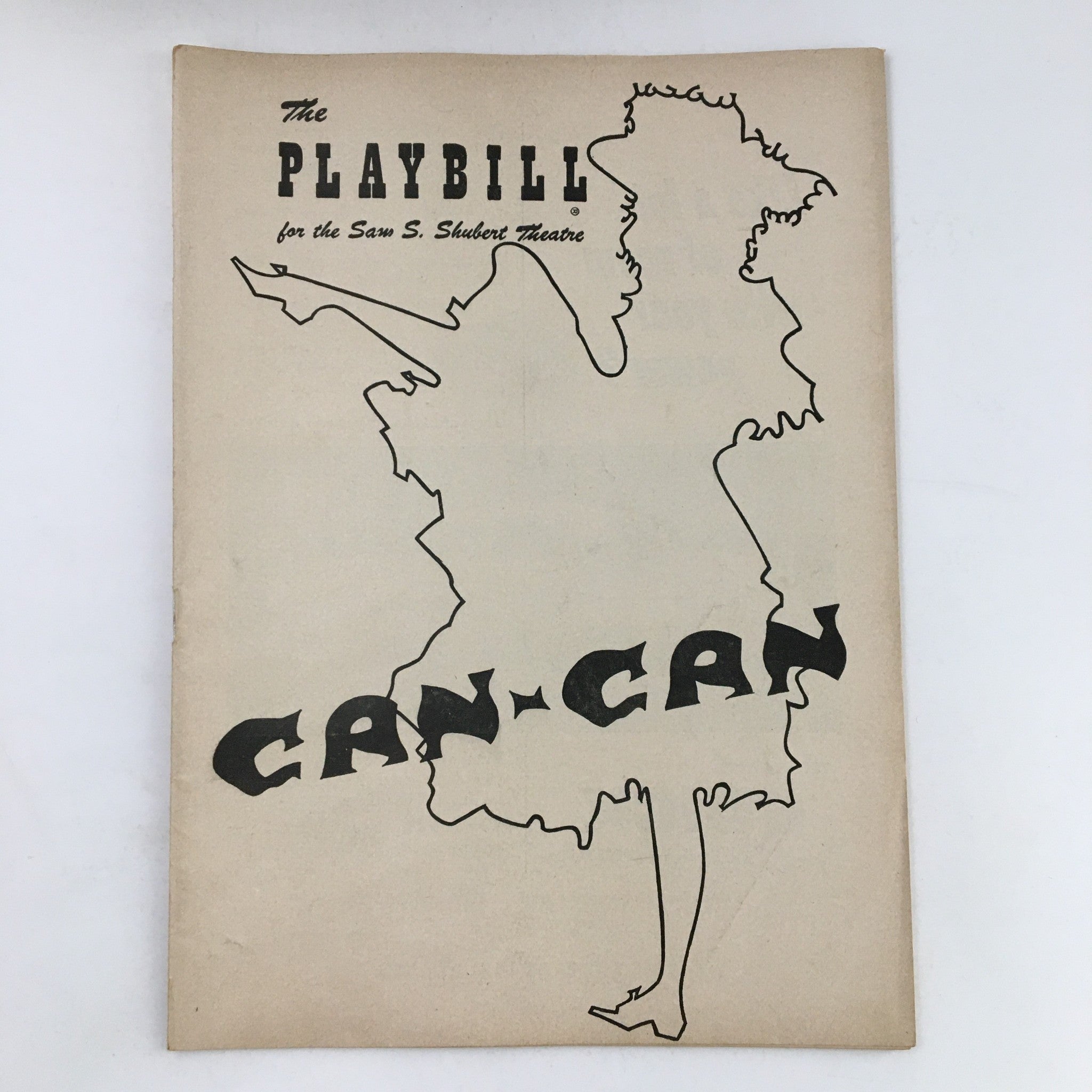 1953 Playbill Sam S. Shubert Theatre Cole Porter's Can-Can by Abe Burrows