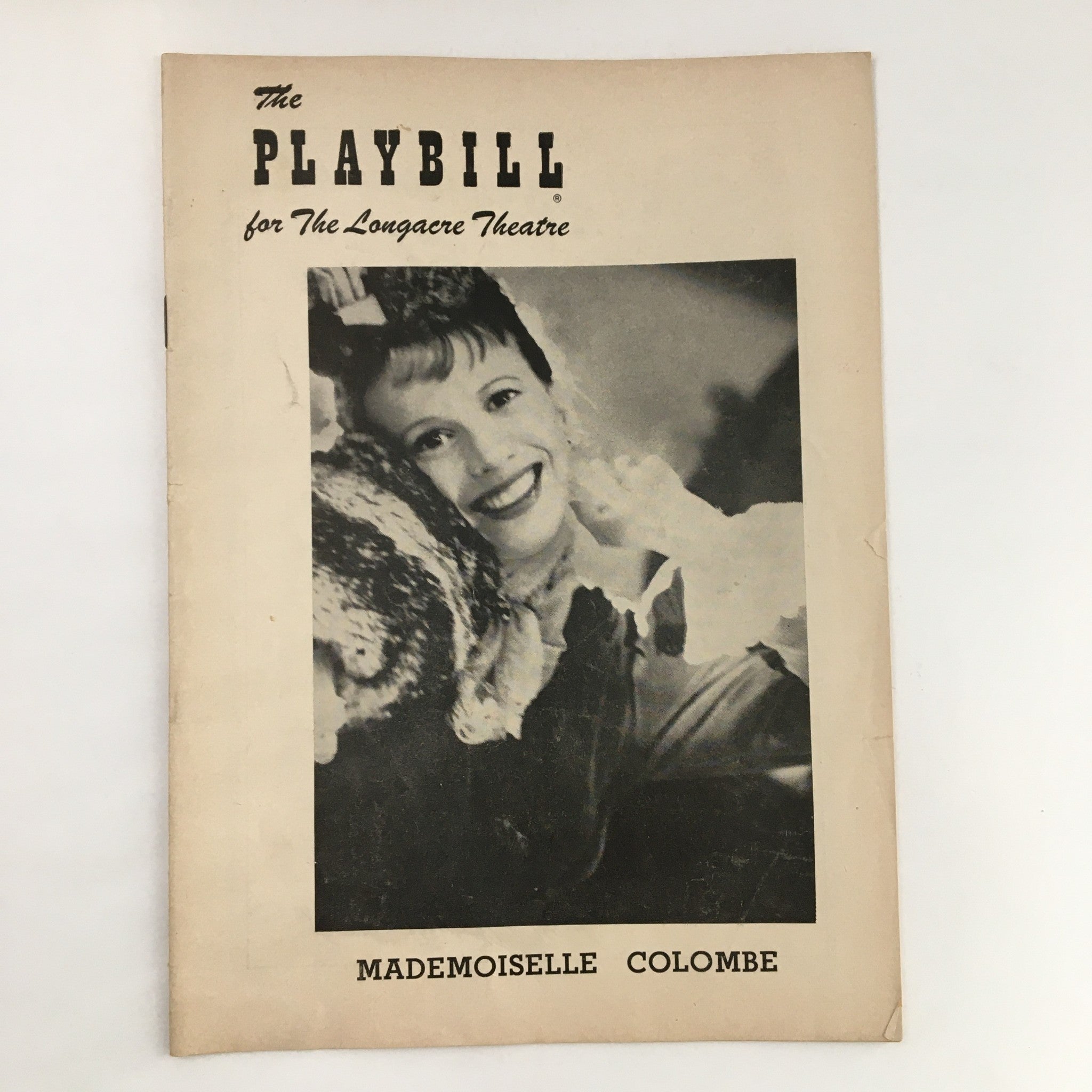 1954 Playbill Longacre Theatre Presents Julie Harris in Mademoiselle Colombe