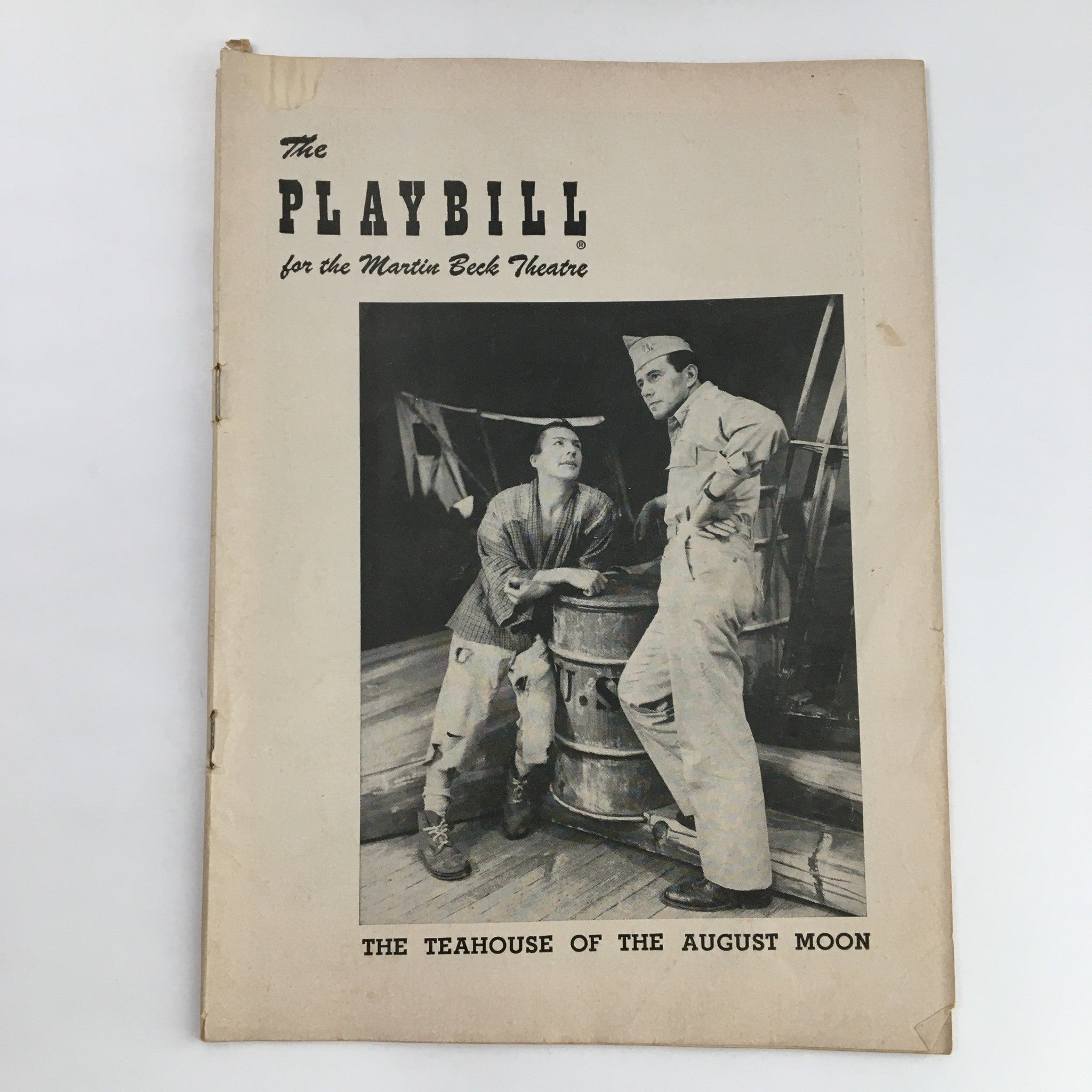 1954 Playbill Martin Beck Theatre The Teahouse of The August Moon by J. Patrick