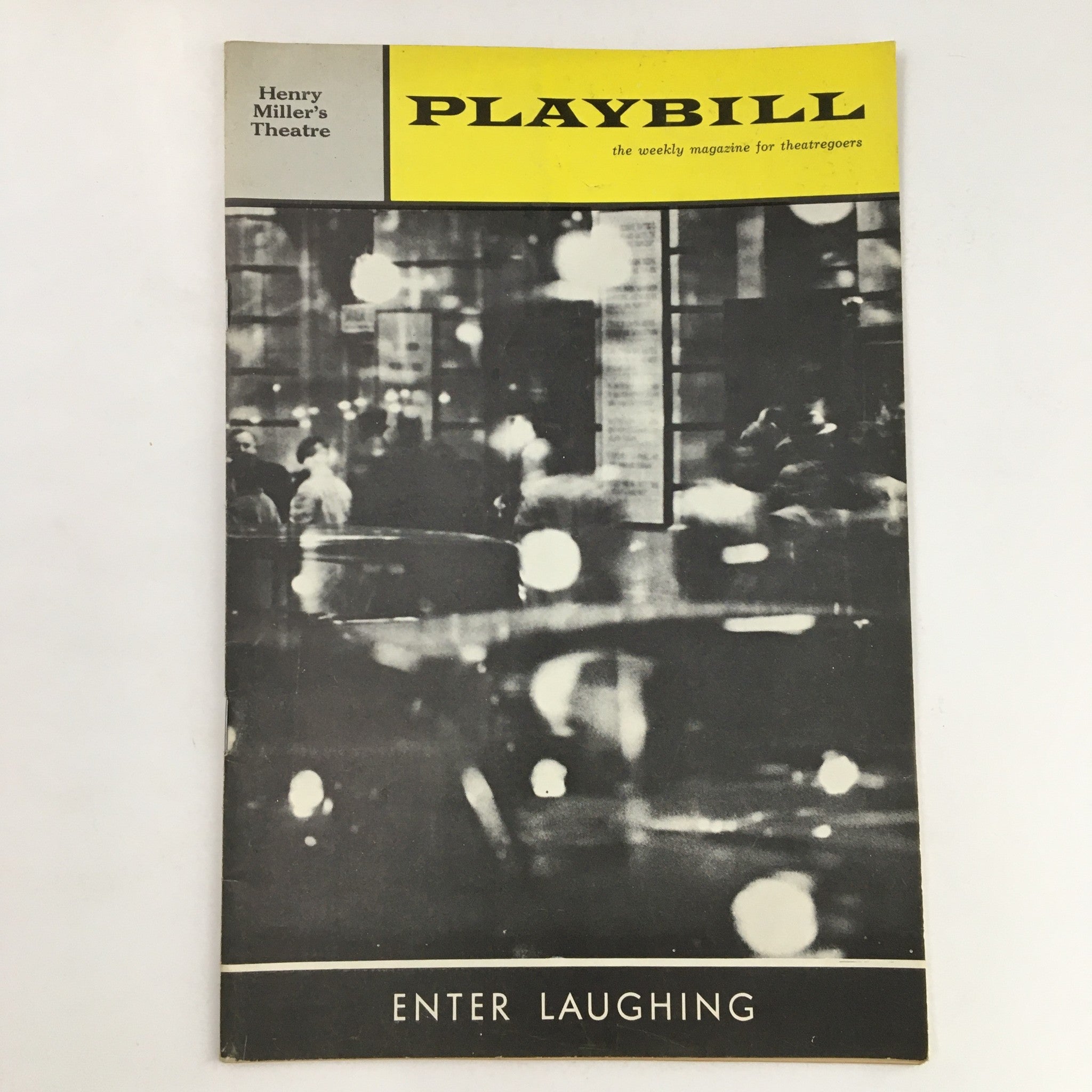 1963 Playbill Henry Miller's Theatre Presents Sylvia Sidney in Enter Laughing