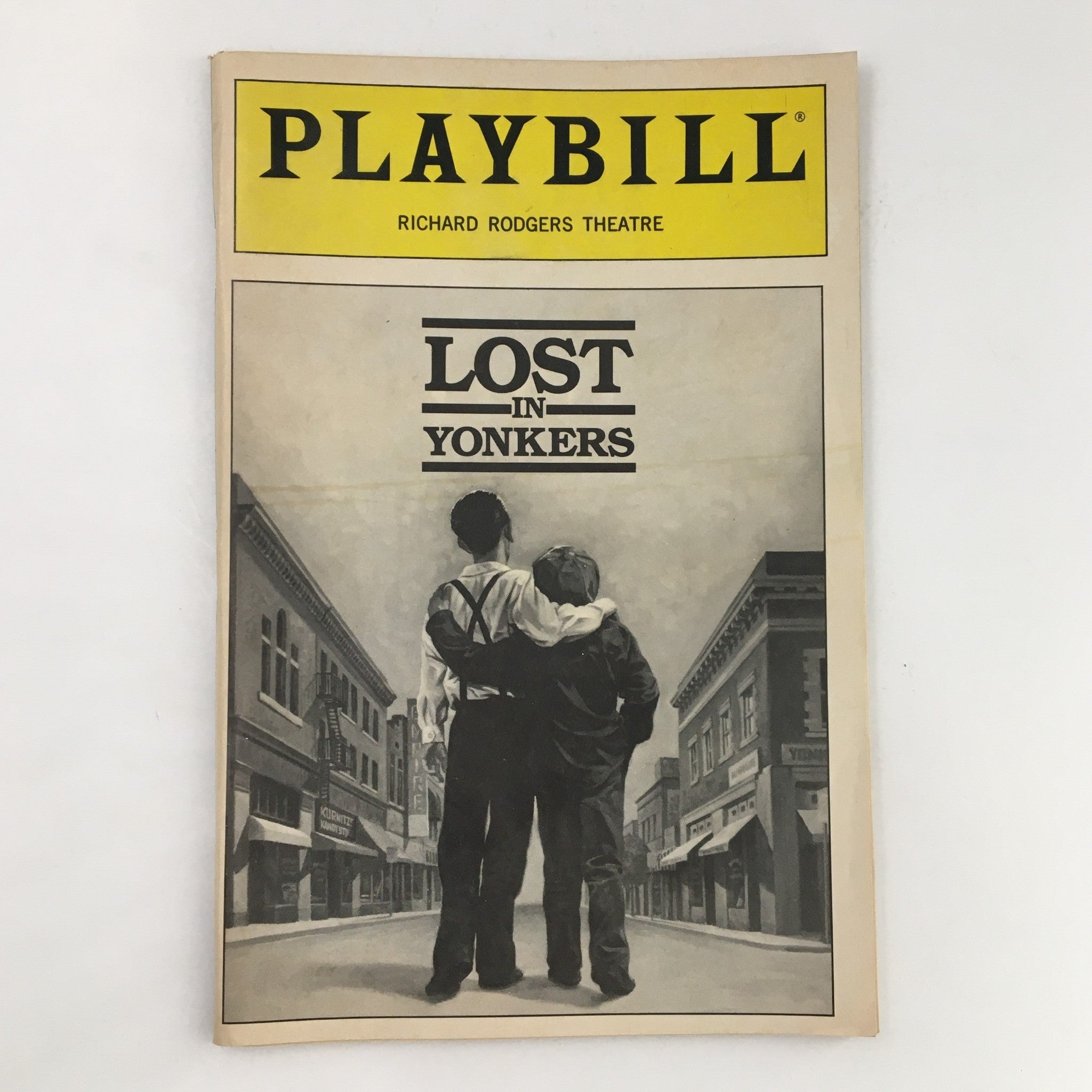 1991 Playbill Richard Rodgers Theatre Present Neil Simmon's Lost In Yonkers