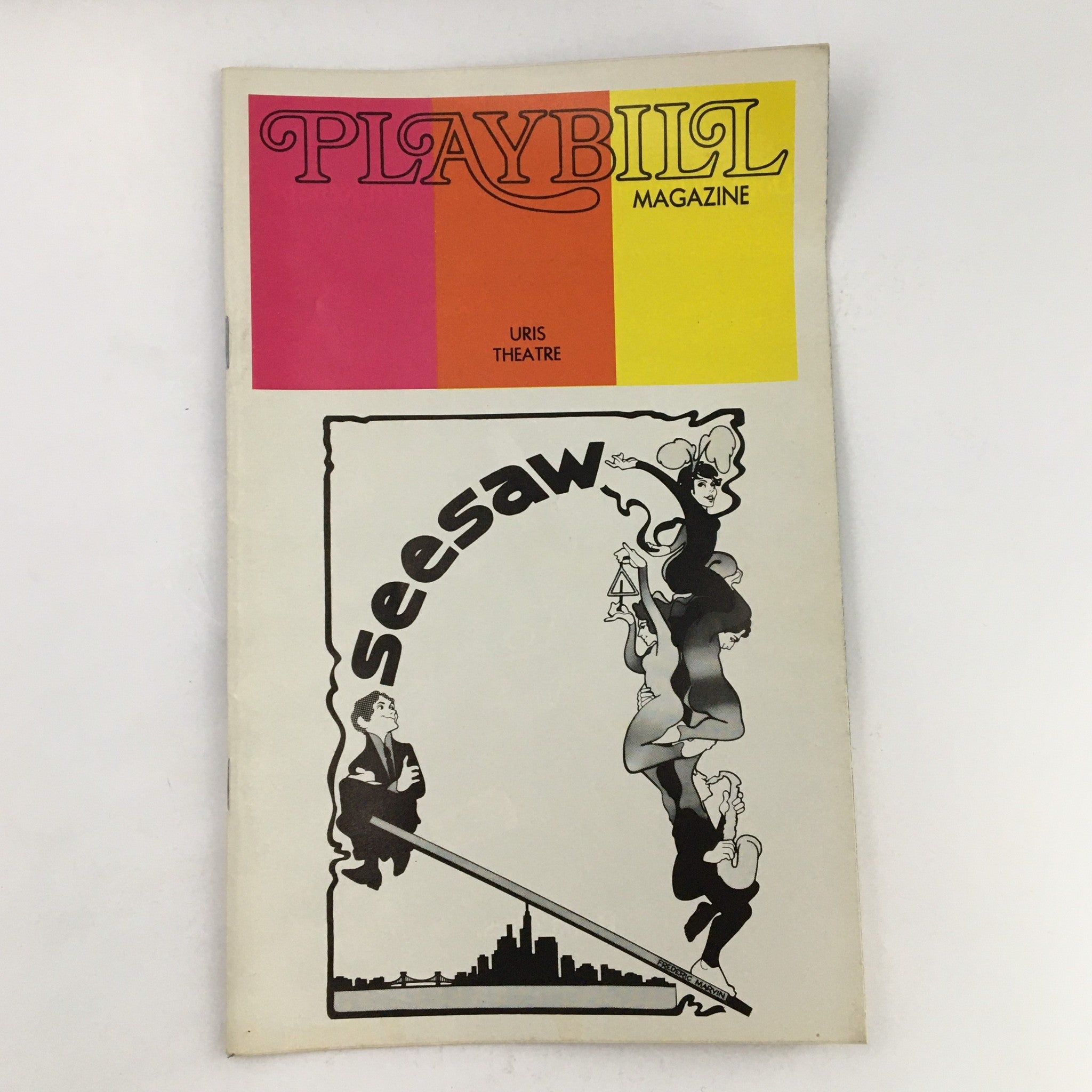 1973 Playbill Uris Theatre Present Michele Lee in Seesaw by William Gibson