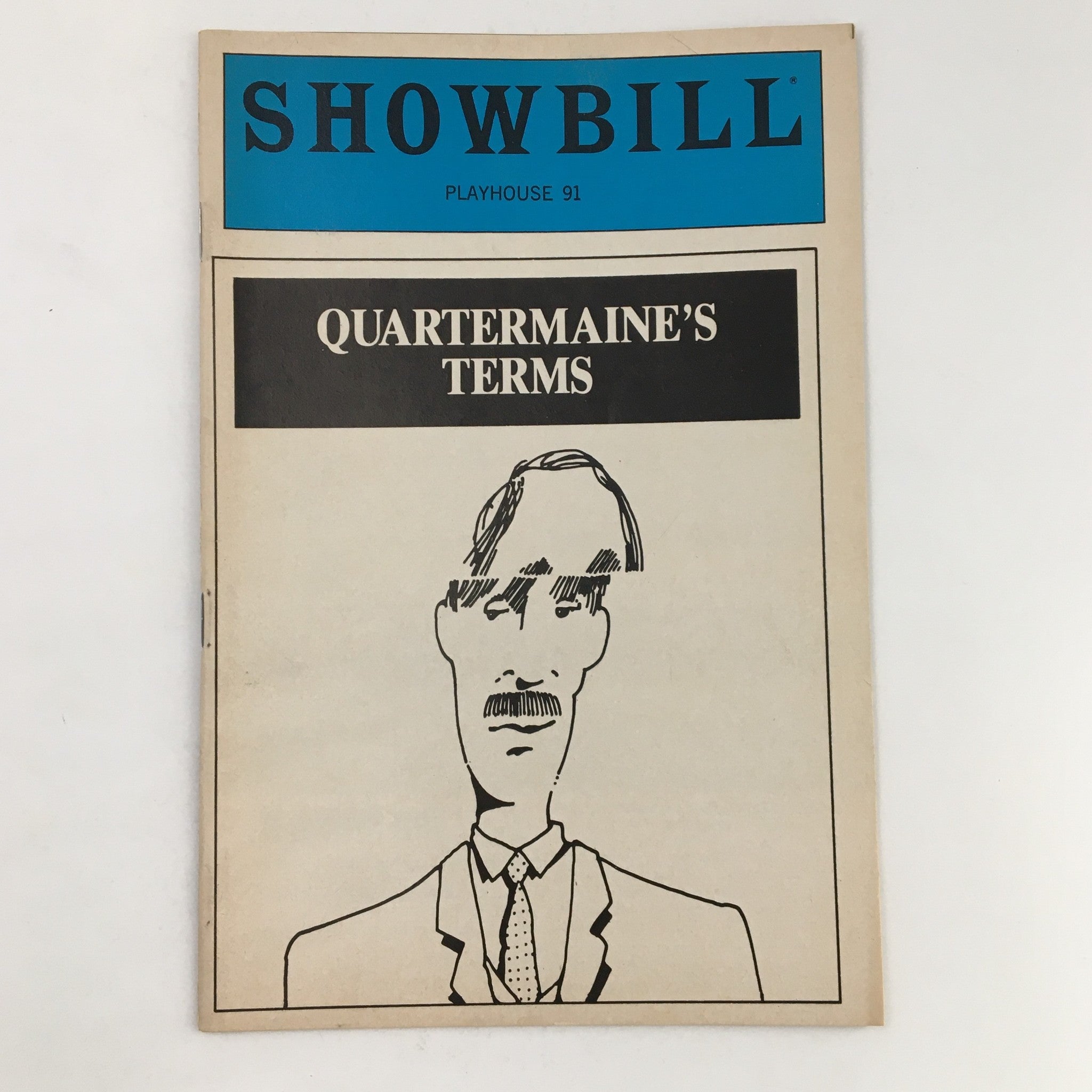 1983 Showbill Playhouse 91 John A. McQuiggan Presents Quartermaine's Terms