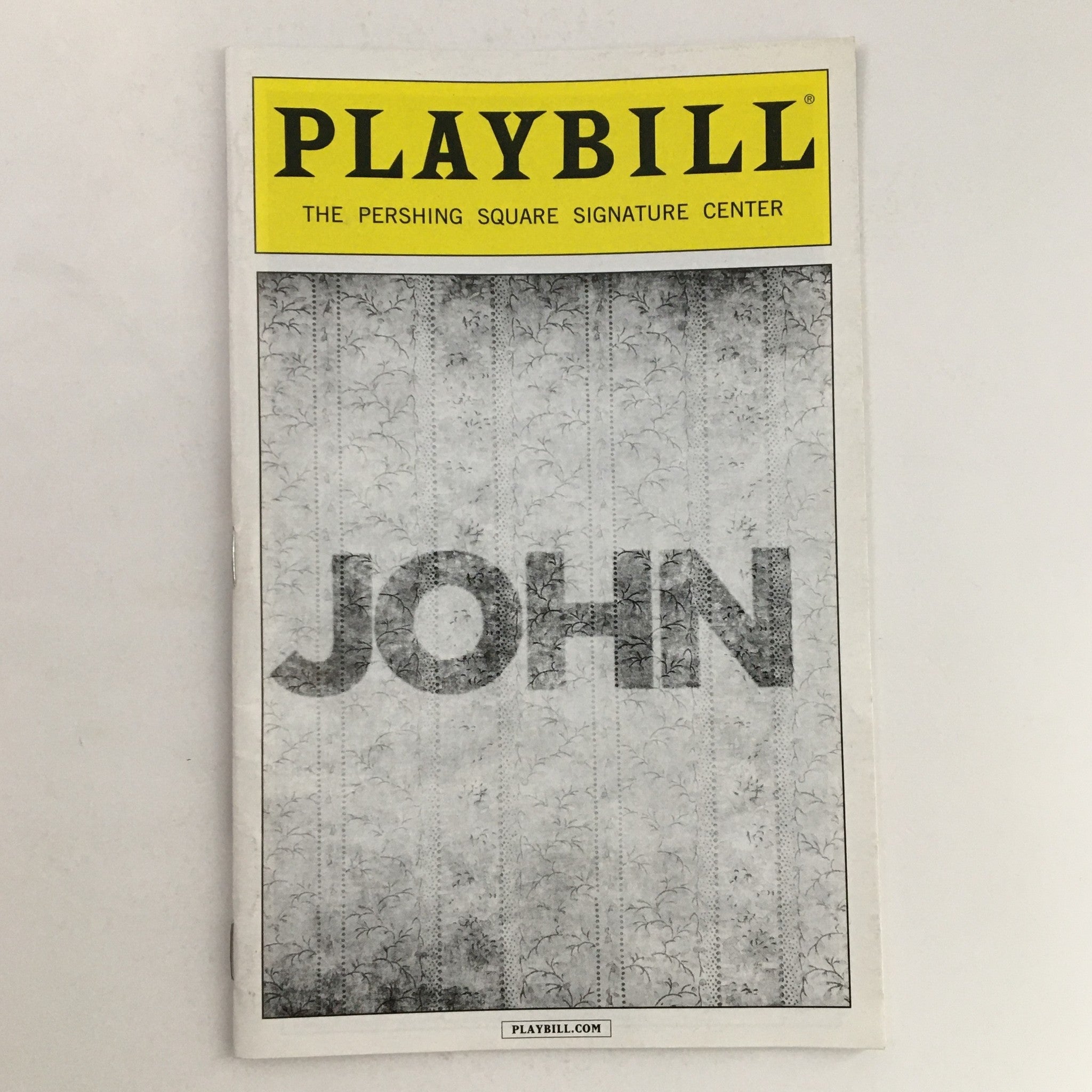 2017 Playbill Pershing Square Signature Theatre Presents John by Annie Baker