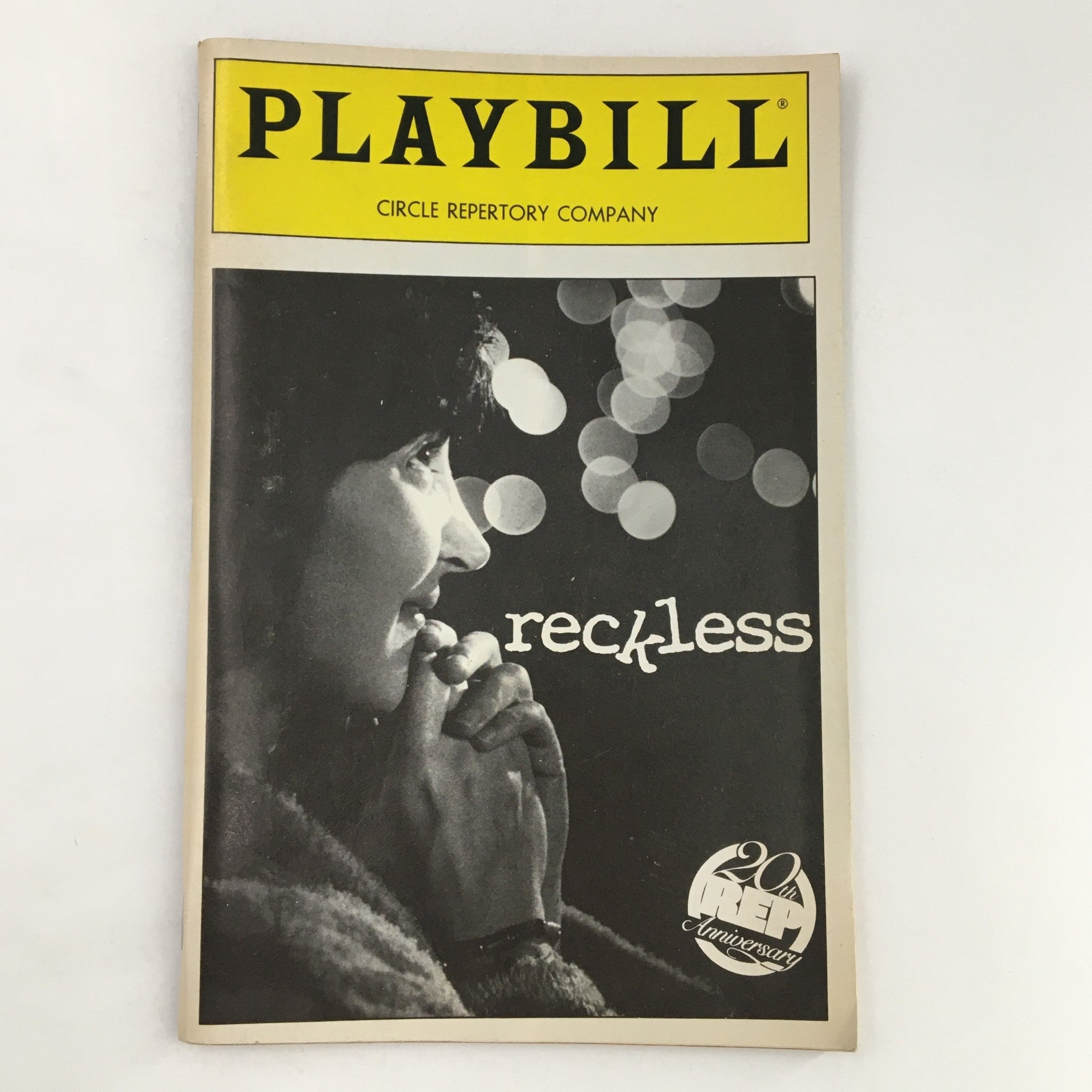 1988 Playbill Circle Repertory Company Presents Reckless by Craig Lucas