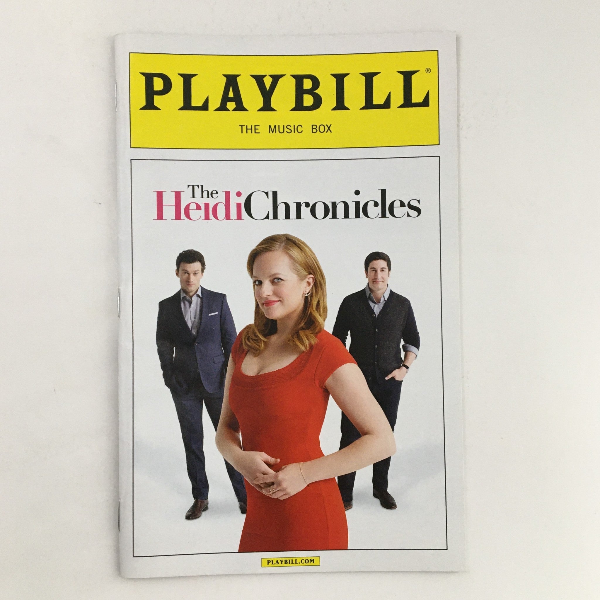 2015 Playbill The Music Box Present Elisabeth Moss in The Heidi Chronicles