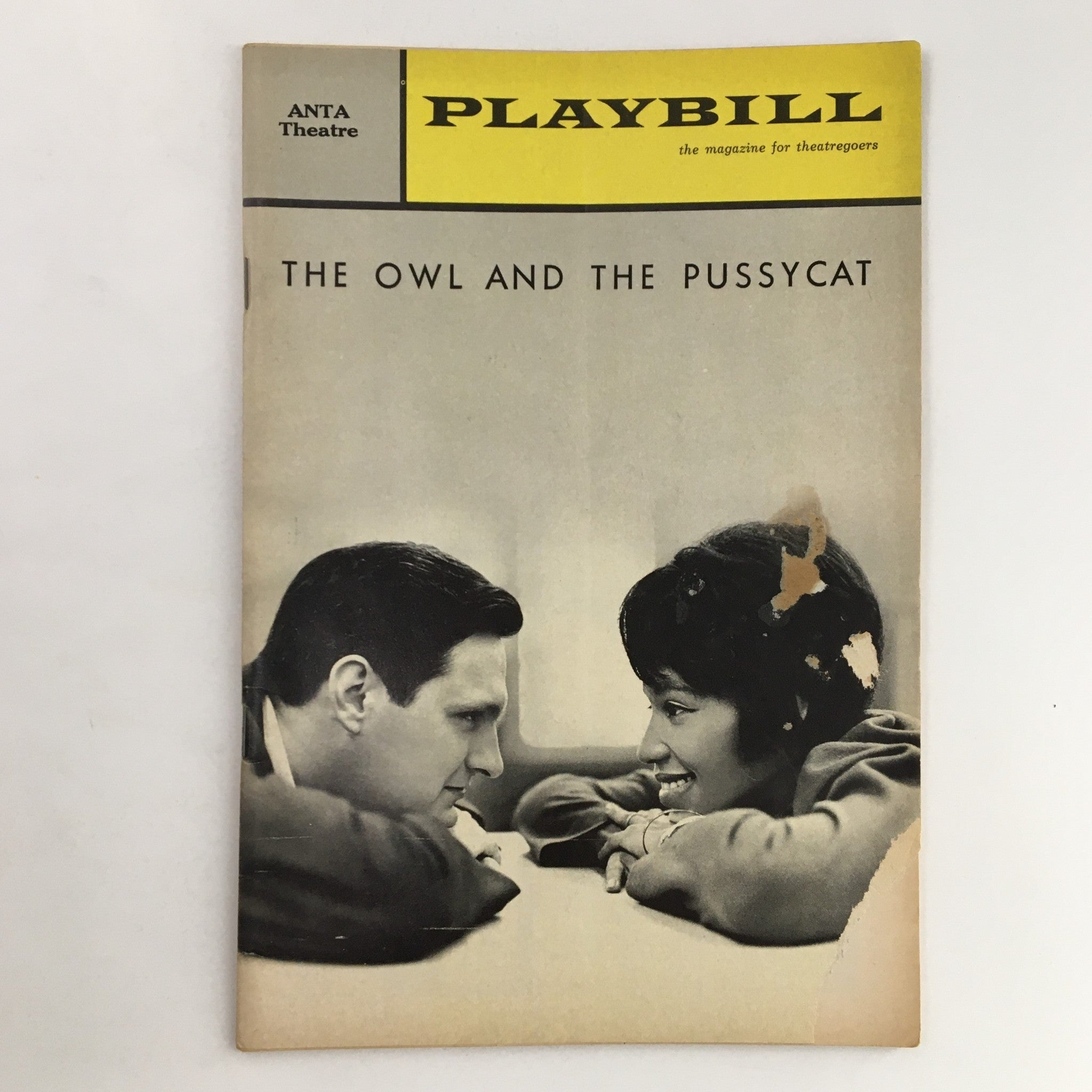 1964 Playbill Anta Theatre Present The Owl and The Pussycat by Arthur Storch