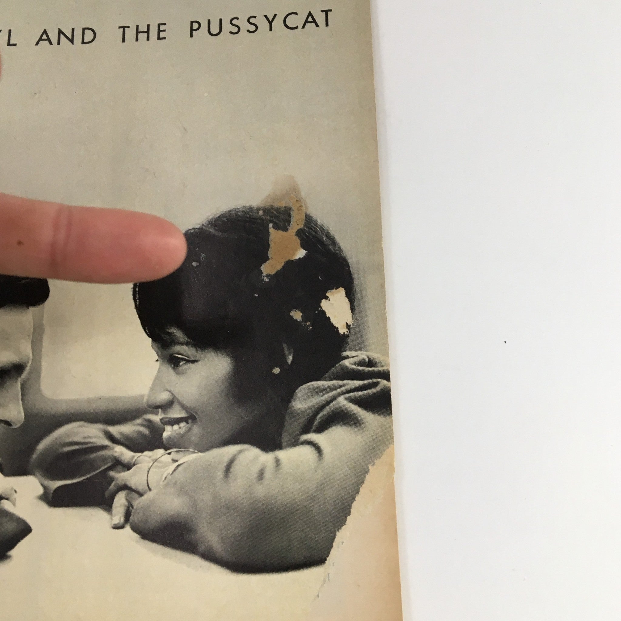 1964 Playbill Anta Theatre Present The Owl and The Pussycat by Arthur Storch