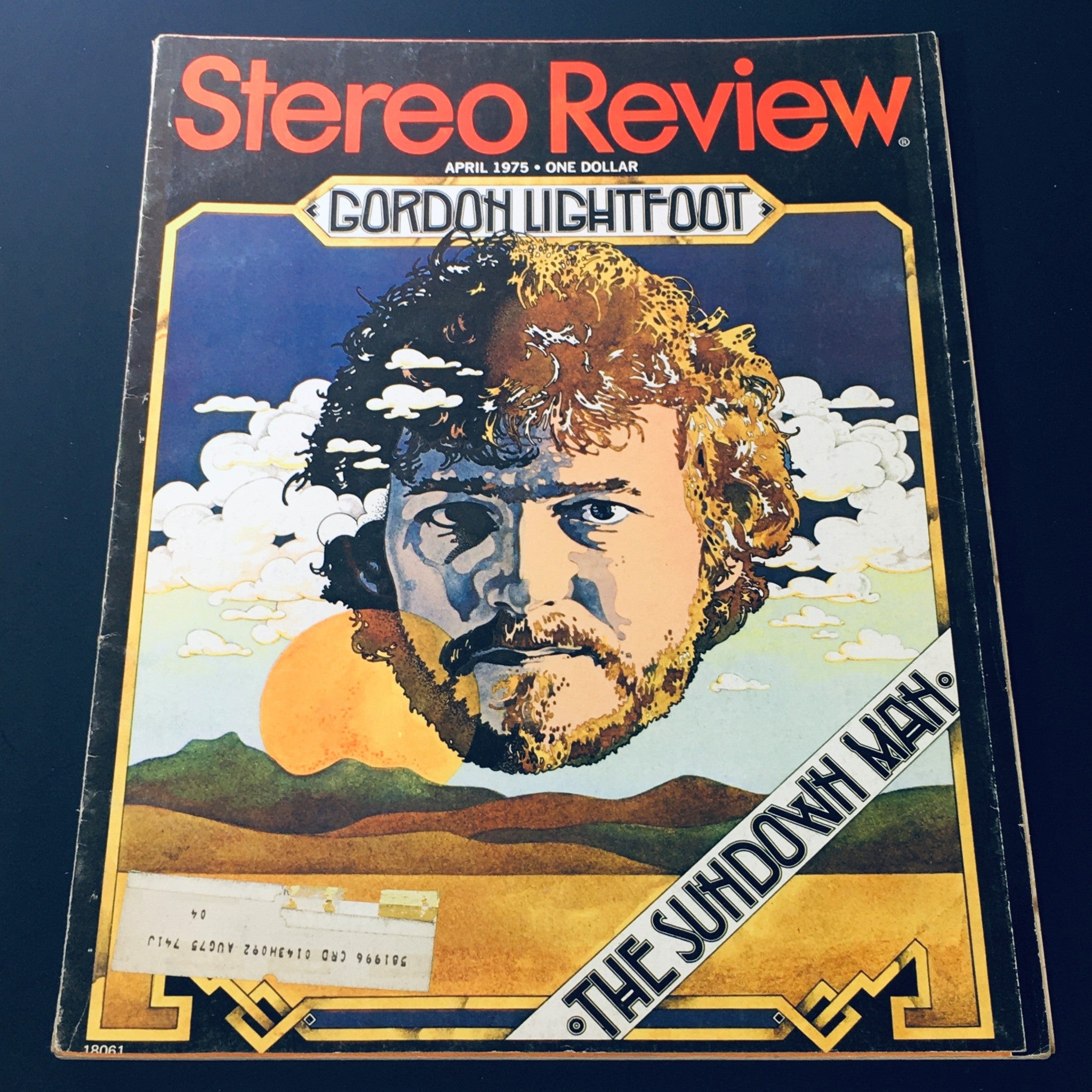 VTG Stereo Review Magazine April 1975 - Gordon Lightfoot, The Sundown Man