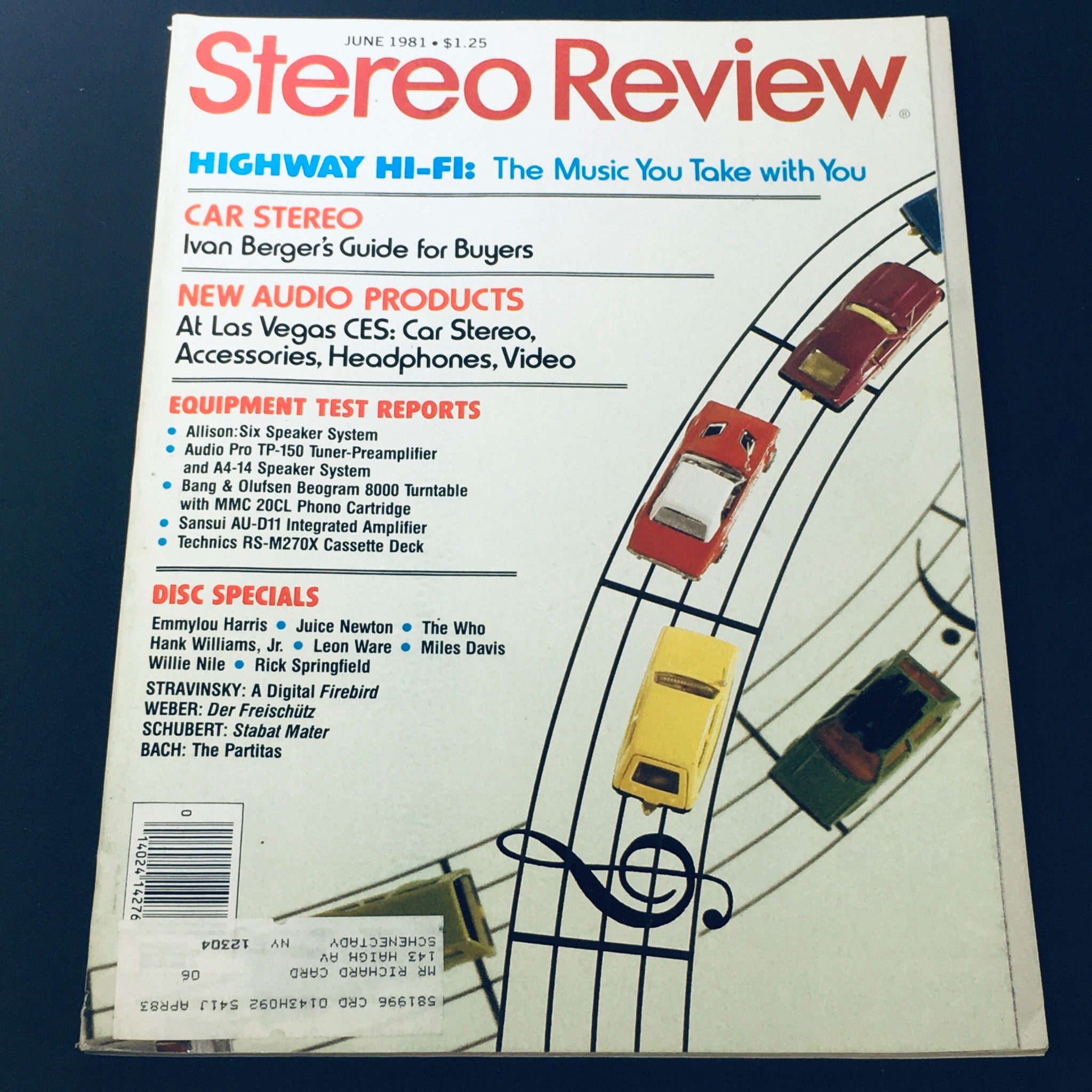 VTG Stereo Review Magazine June 1981 - Emmylou Harris / Juice Newton / The Who