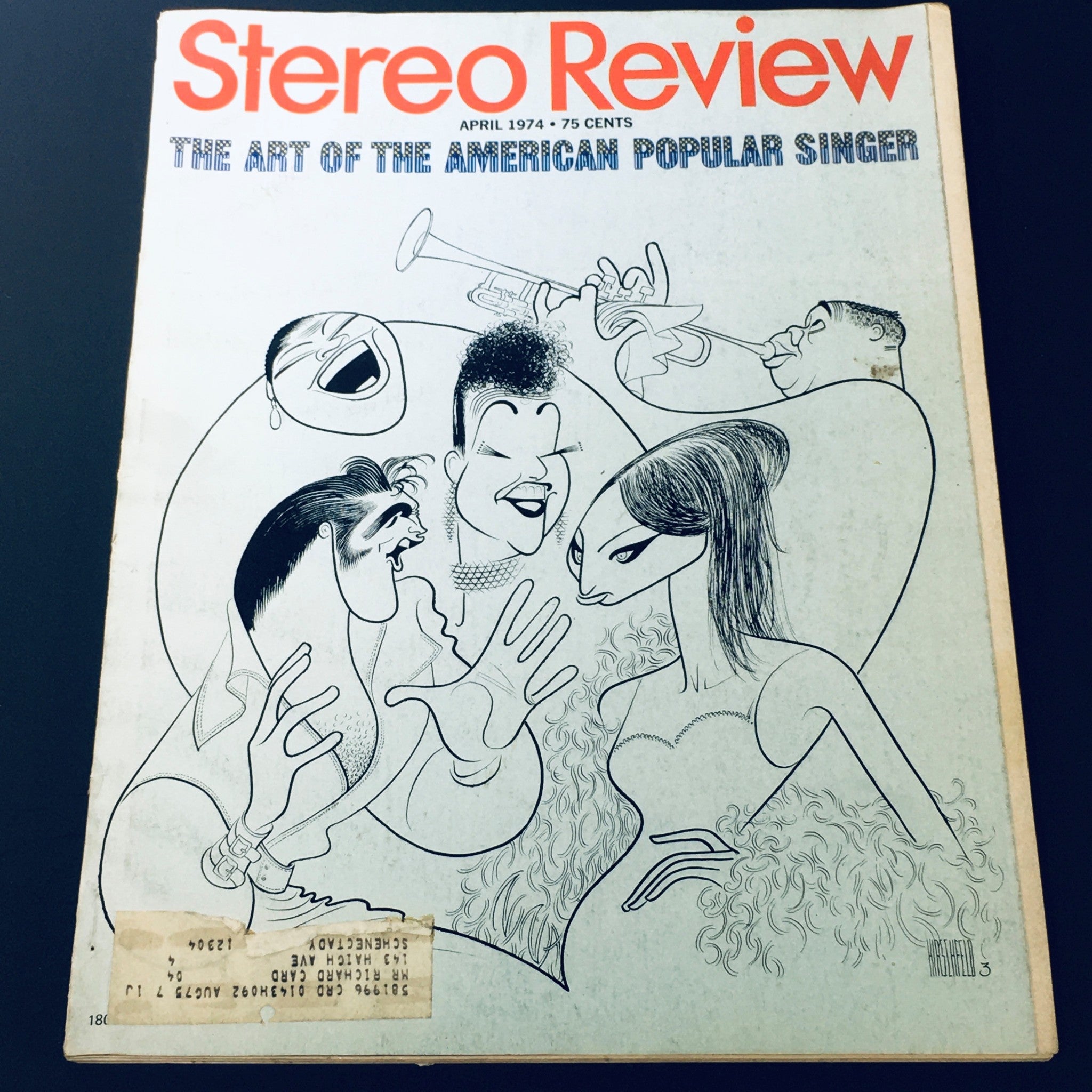 VTG Stereo Review Magazine April 1974 - The Art of American Popular Singer