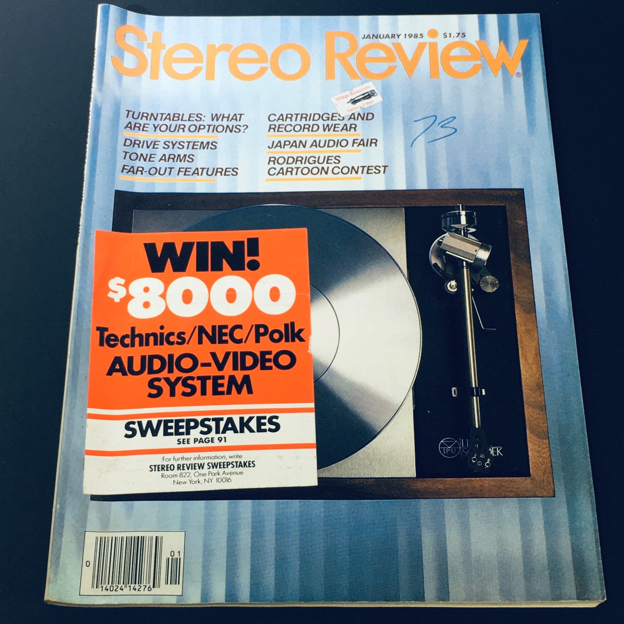 VTG Stereo Review Magazine January 1985 - Rodrigues Cartoon Contest