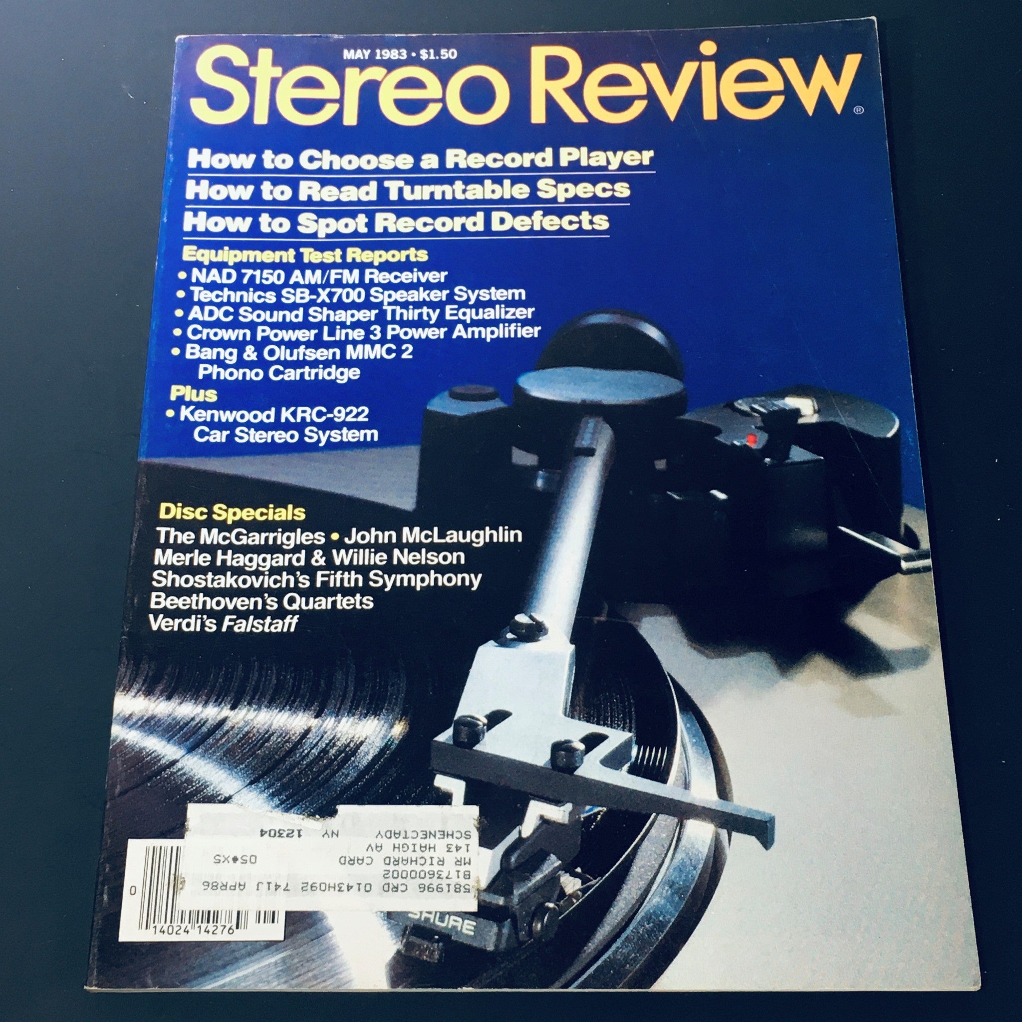 VTG Stereo Review Magazine May 1983 - The McGarrigles / John McLaughlin