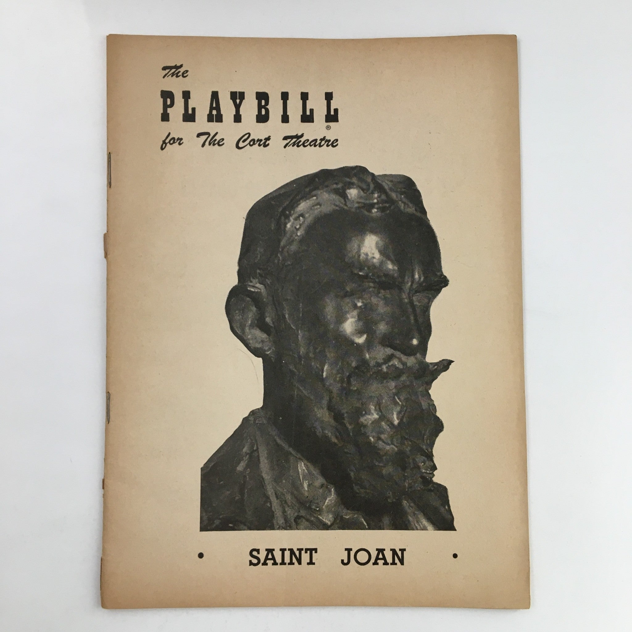 1951 Playbill Cort Theatre Presents Uta Hagen in Bernard Shaw's Saint Joan