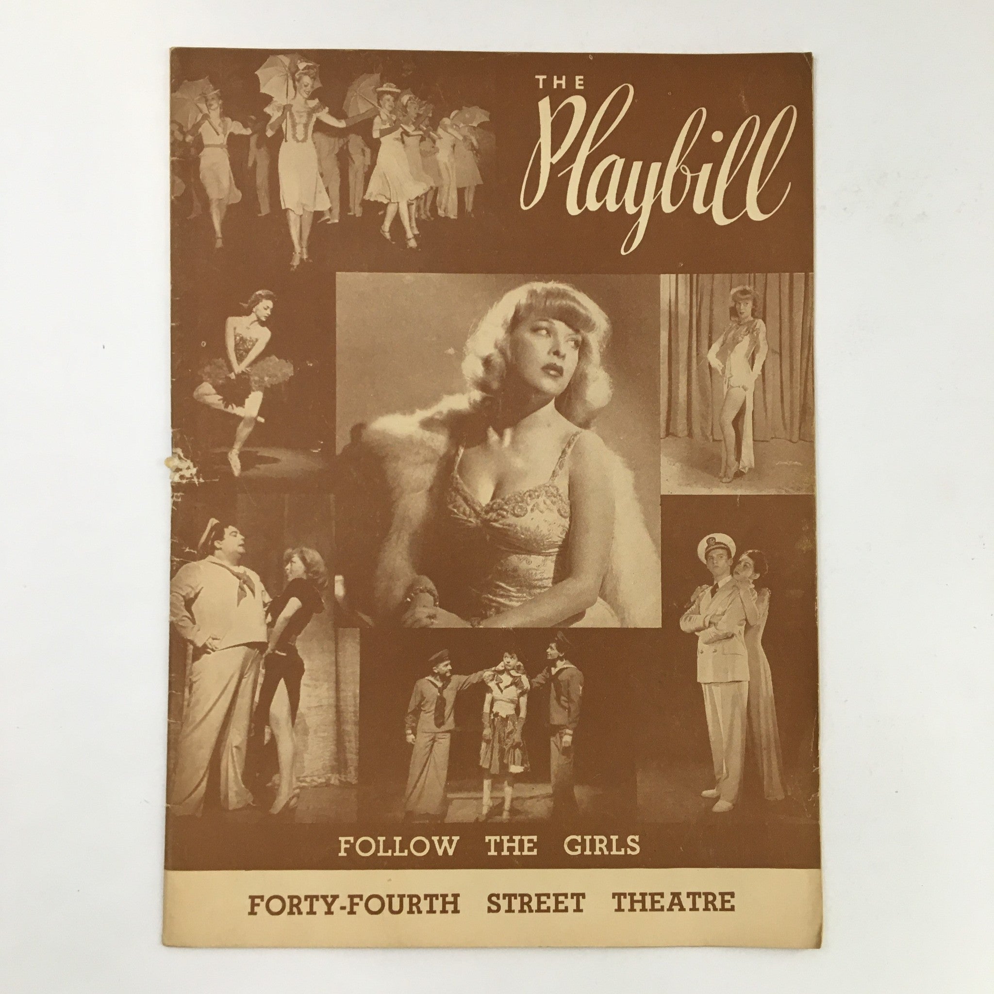 1945 Playbill Forty-Fourth Street Theatre Gertrude Niesen in Follow The Girls