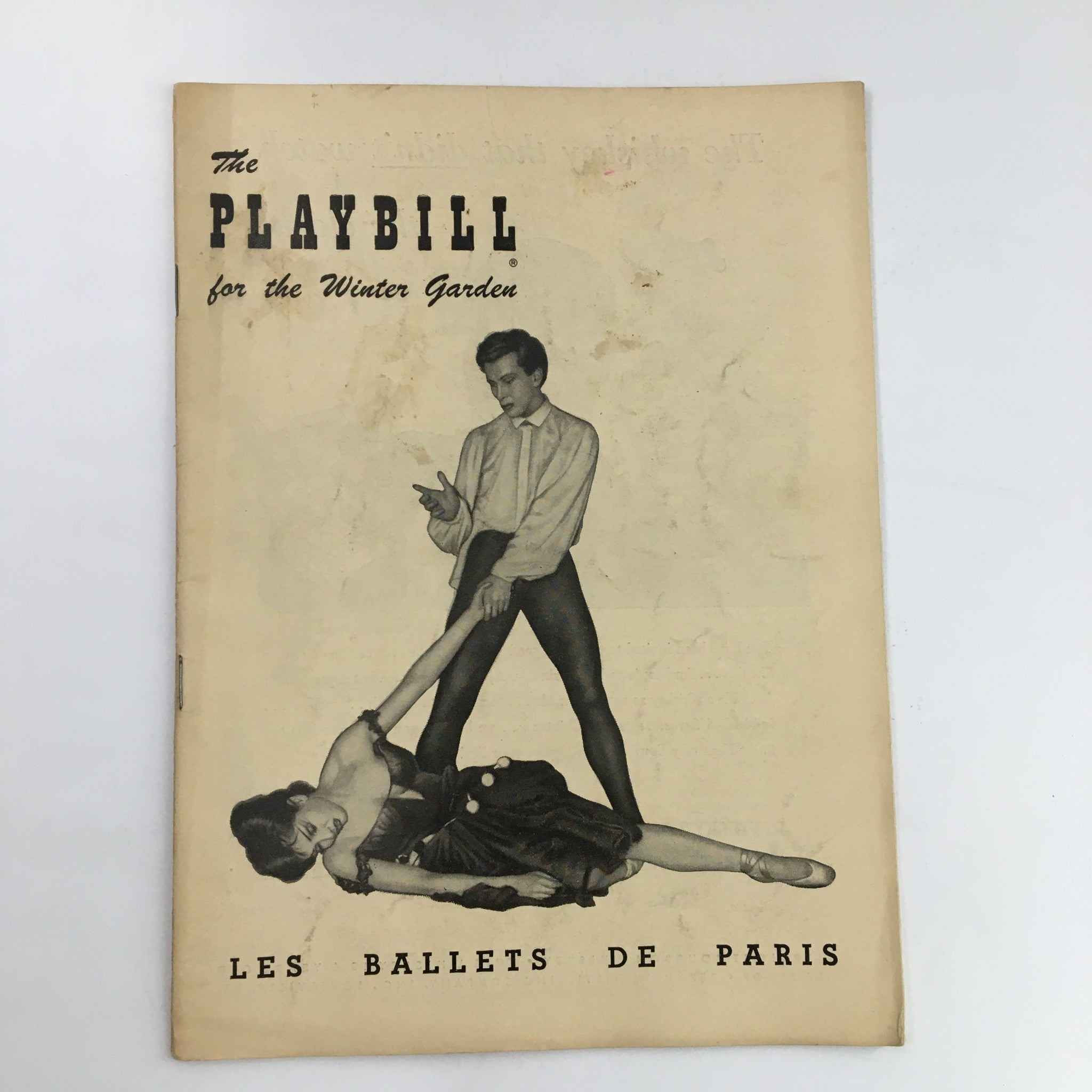 1949 Playbill Winter Garden Roland Petit's Les Ballets De Paris in Carmen