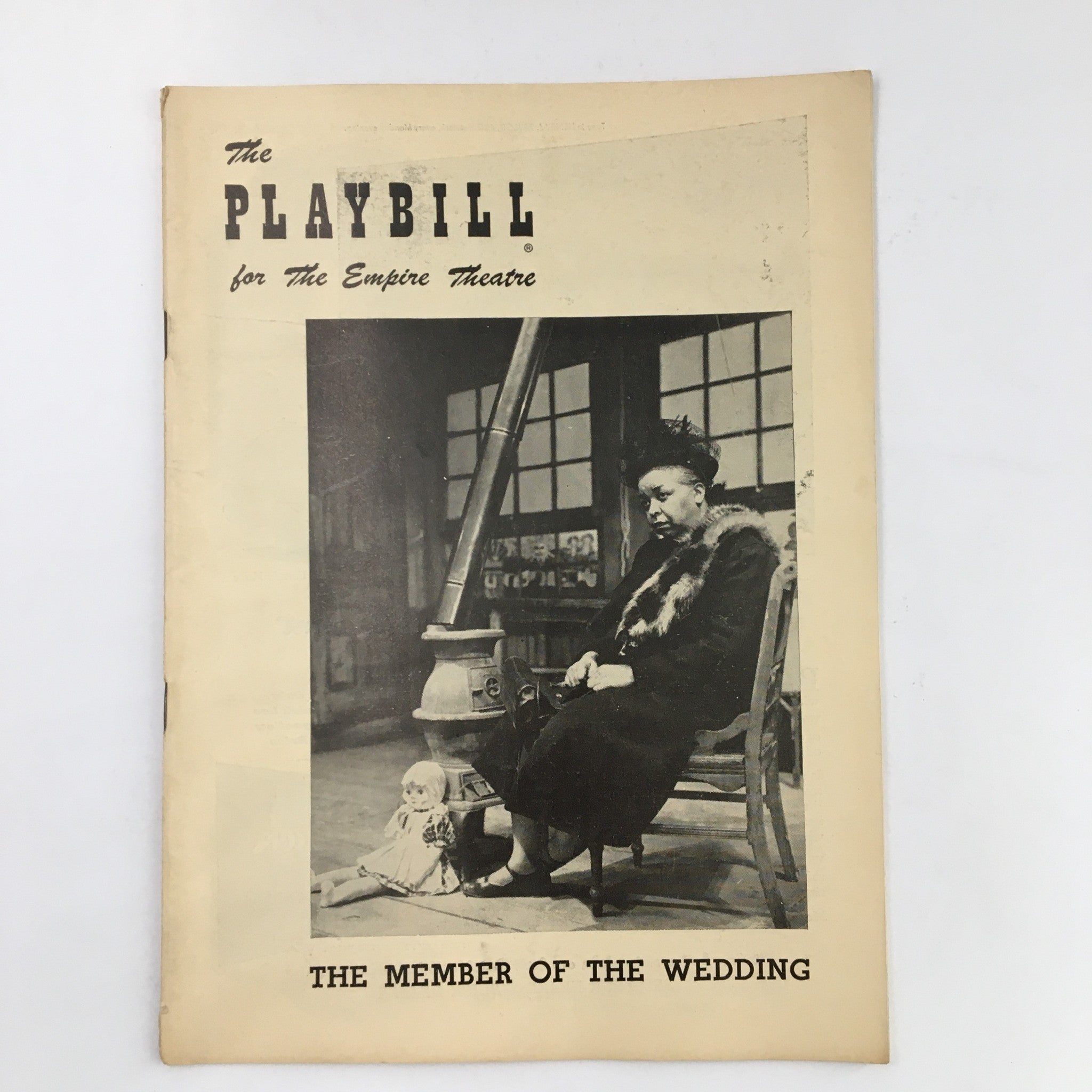 1950 Playbill The Empire Theatre Ethel Waters in The Member of the Wedding